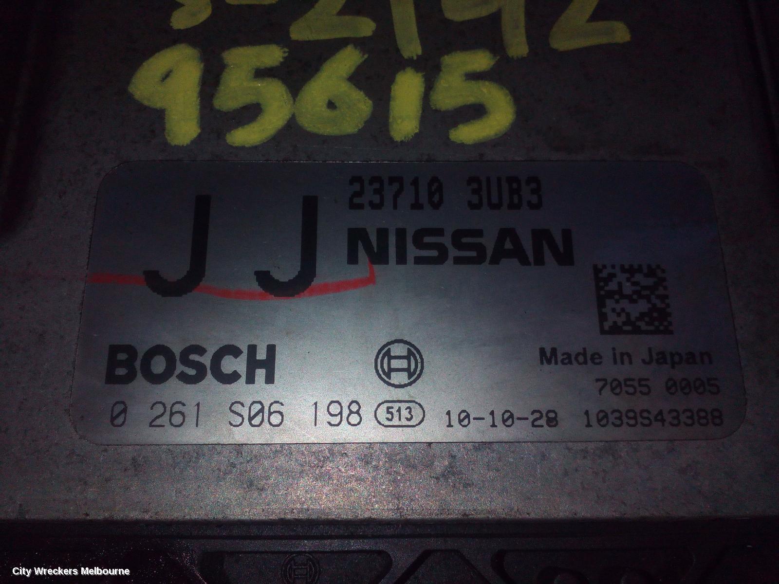 NISSAN XTRAIL ECU, ENGINE ECU, 2.5, PETROL, AUTO T/M, ECU ONLY, T31-T32, 09/2007 ONWARDS