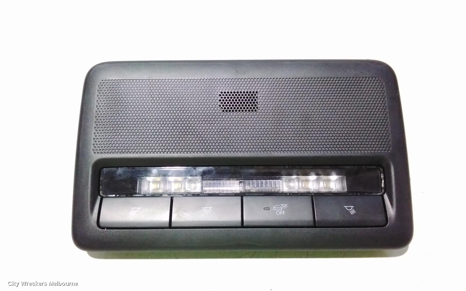 MAZDA 3 COURTESY LIGHT, BP, FRONT, NON SUNGLASS HOLDER TYPE, BLACK, 03/2019 ONWARDS
