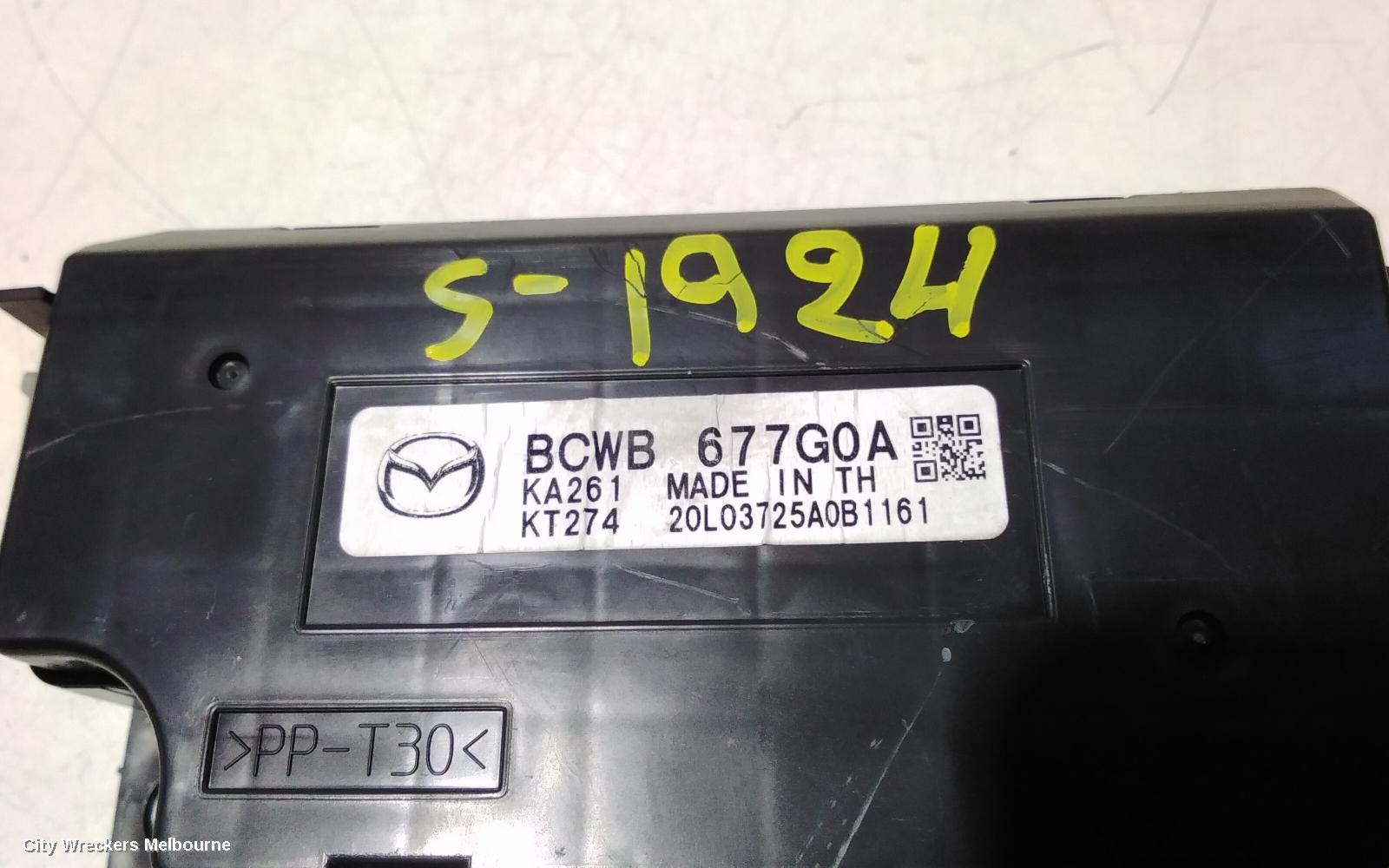 MAZDA 3, BP, 03/2019 ONWARDS, BCWB 677G0A POWER UNIT CONTROL MODULE : 95650