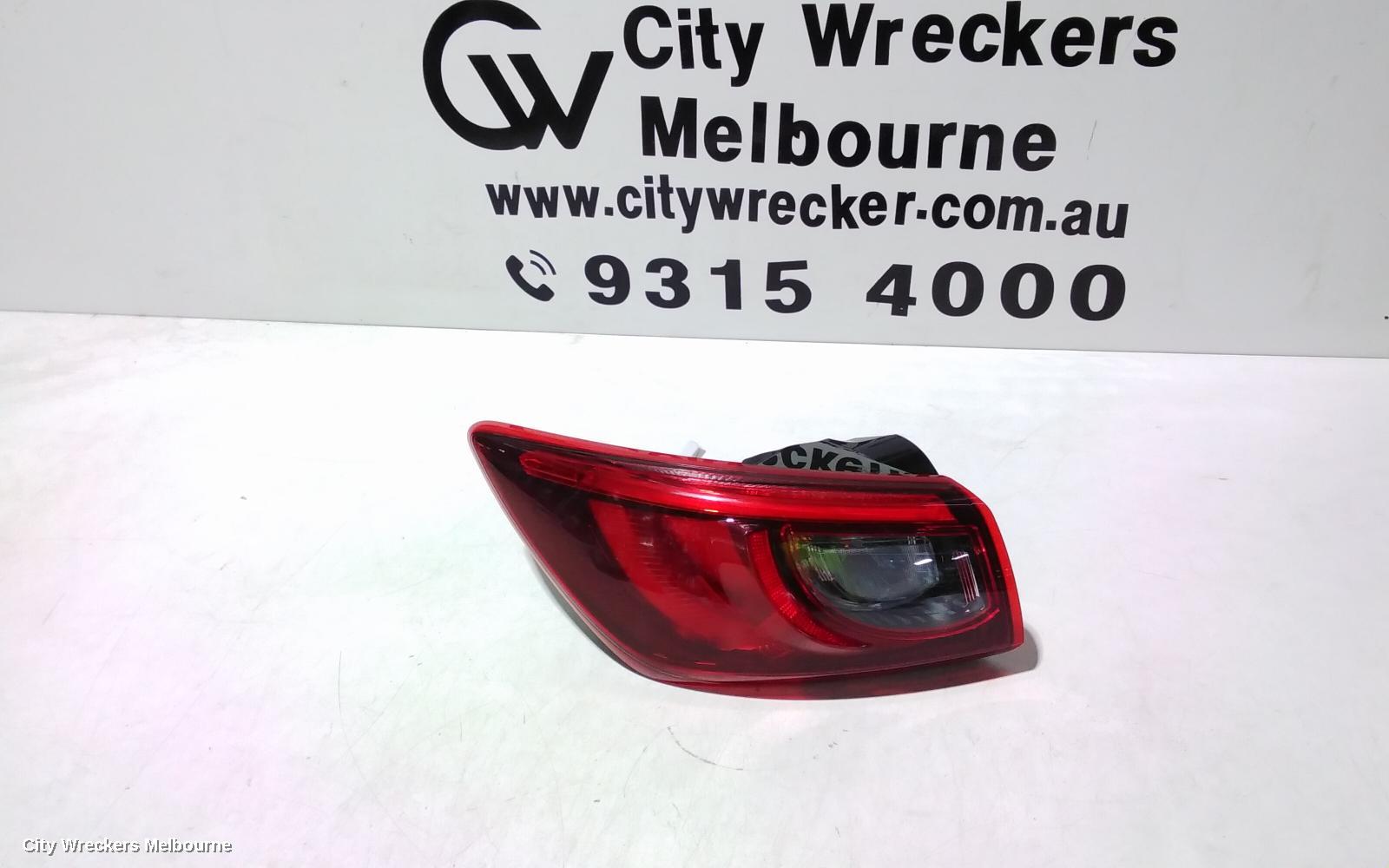 MAZDA CX3 LEFT TAILLIGHT, DK, LED TYPE, 03/2015 - 05/2018