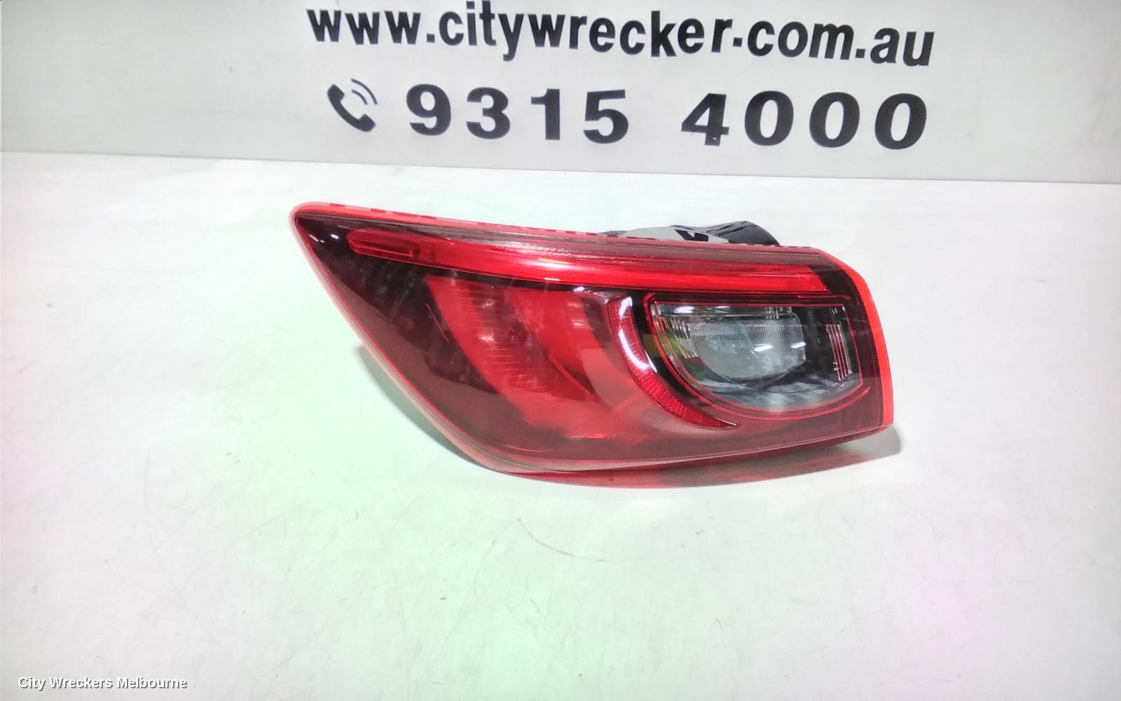 MAZDA CX3 LEFT TAILLIGHT, DK, LED TYPE, 03/2015 - 05/2018
