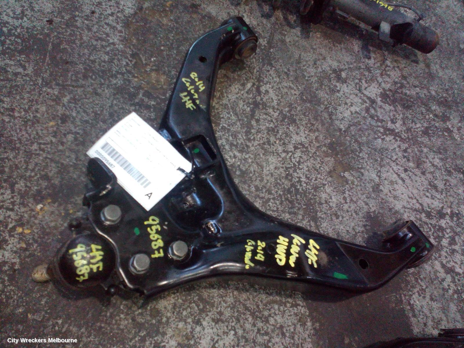 HOLDEN COLORADO LEFT FRONT LOWER CONTROL ARM, RG/RG 7, 01/2012 - 06/2016