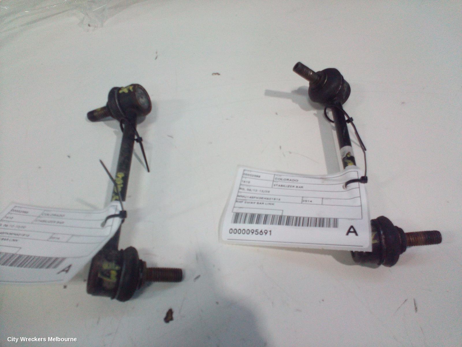 HOLDEN COLORADO STABILISER BAR, FRONT SWAY BAR/STABILIZER BAR, RG, 01/2012 - 06/2016