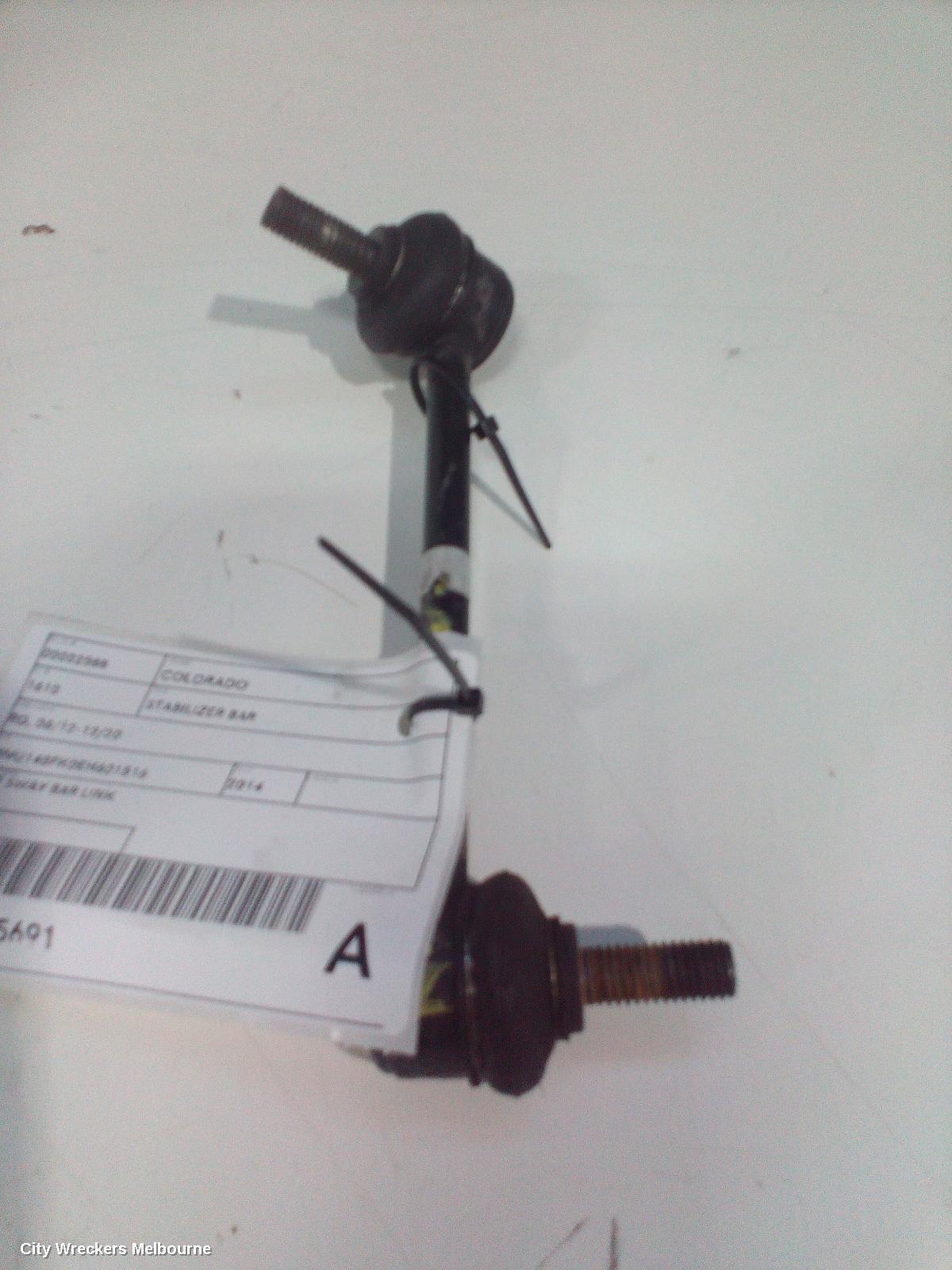 HOLDEN COLORADO STABILISER BAR, FRONT SWAY BAR/STABILIZER BAR, RG, 01/2012 - 06/2016