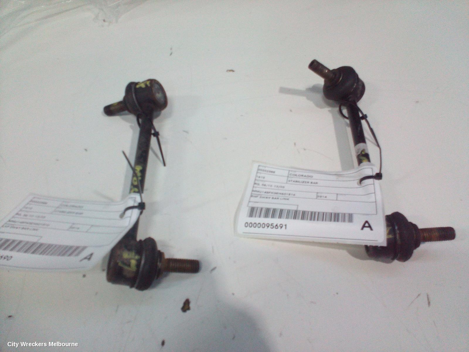 HOLDEN COLORADO STABILISER BAR, FRONT SWAY BAR/STABILIZER BAR, RG, 01/2012 - 06/2016