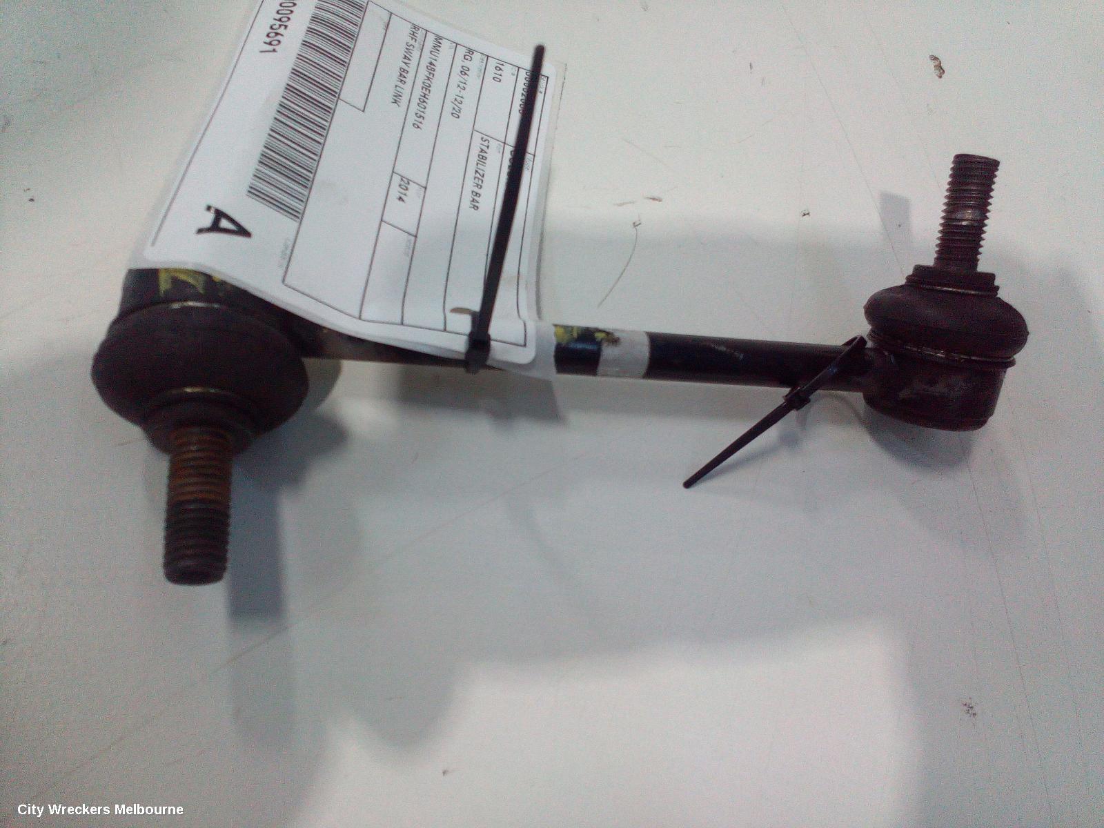 HOLDEN COLORADO STABILISER BAR, FRONT SWAY BAR/STABILIZER BAR, RG, 01/2012 - 06/2016