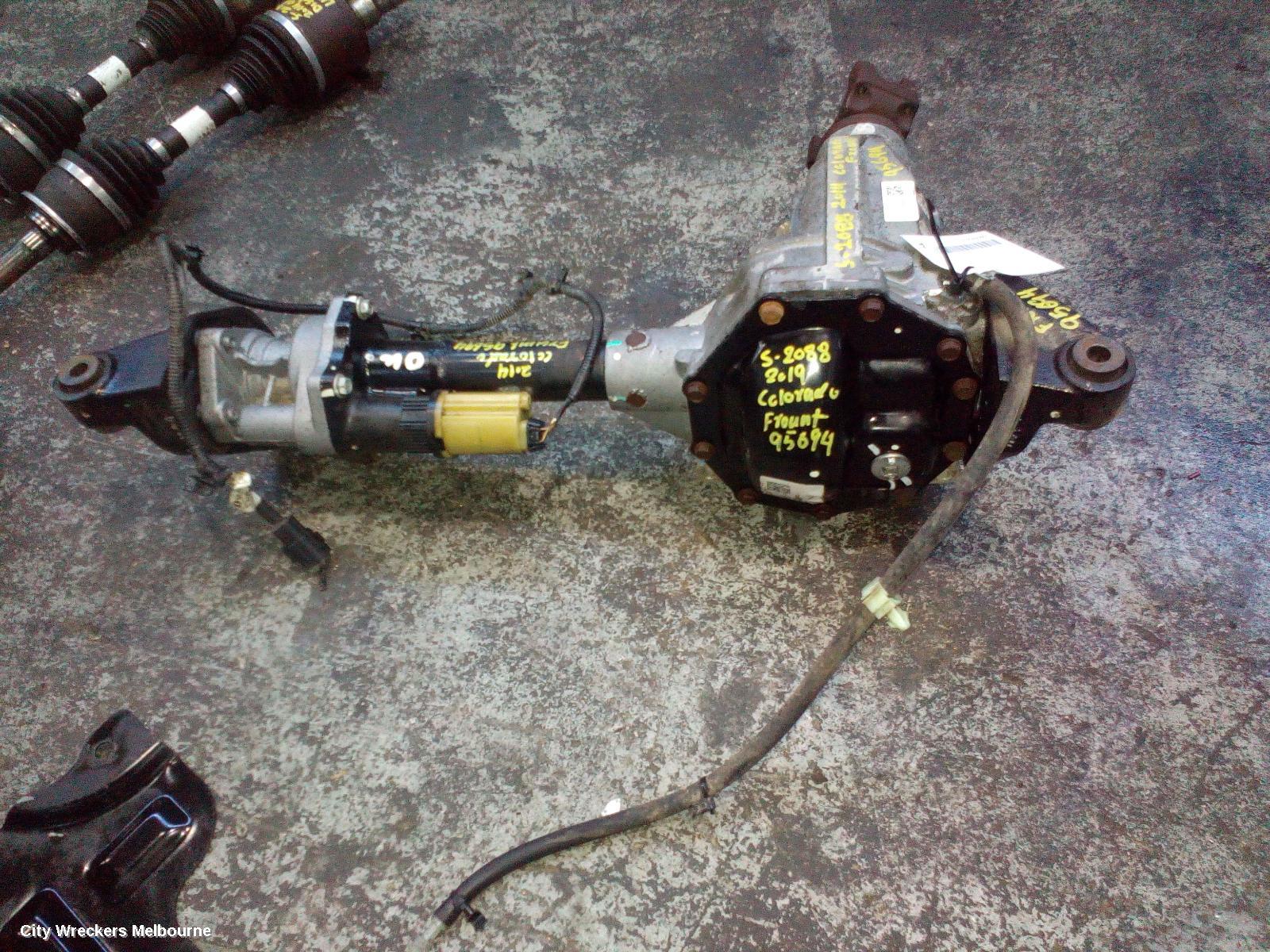 HOLDEN COLORADO DIFFERENTIAL CENTRE, FRONT, 2.8, AUTO T/M, RG/RG 7, 3.42 RATIO, 01/2012 - 12/2020
