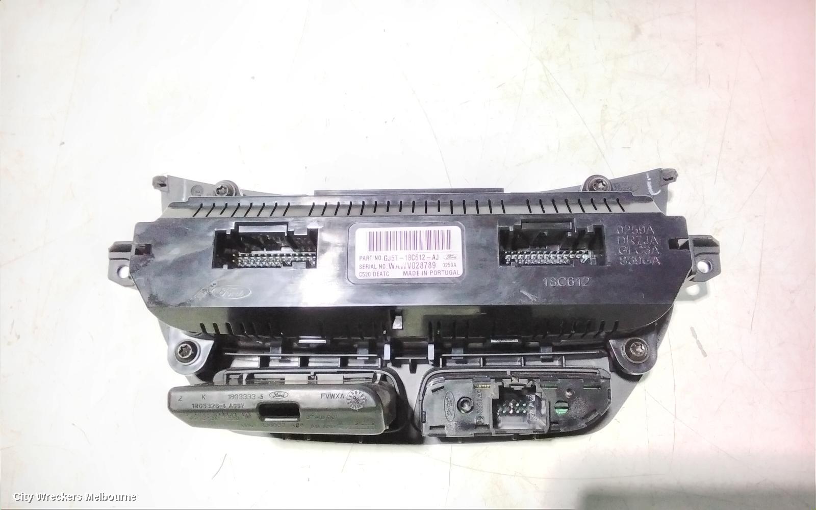 FORD ESCAPE HEATER/AC CONTROLS, DUAL ZONE CLIMATE CONTROL, NON SEAT WARMER TYPE, ZG, 09/2016 - 05/2020