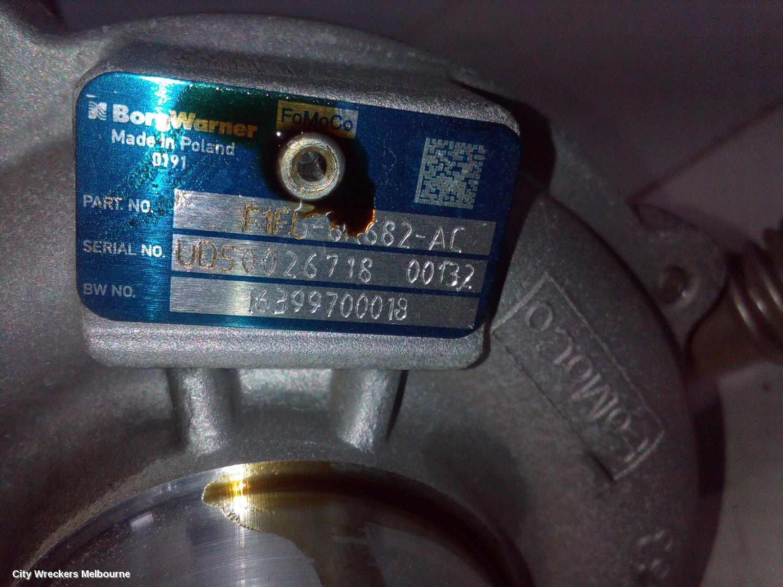 FORD ESCAPE TURBO SUPERCHARGER, PETROL, 1.5, TURBO, ZG, 09/2016 - 05/2020