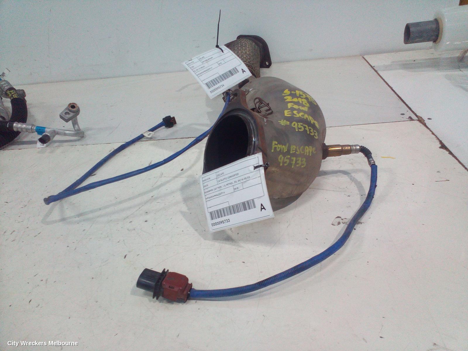 FORD ESCAPE CATALYTIC CONVERTER, DOWNPIPE-CAT TYPE, 1.5, PETROL, ZG, 09/2016 - 05/2020