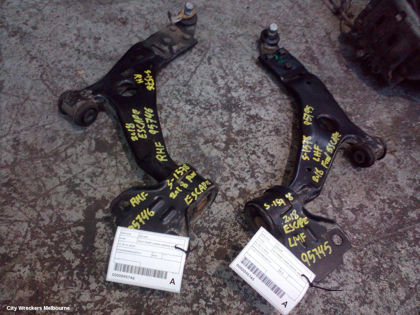FORD ESCAPE RIGHT FRONT LOWER CONTROL ARM, ZG, 09/2016 - 05/2020