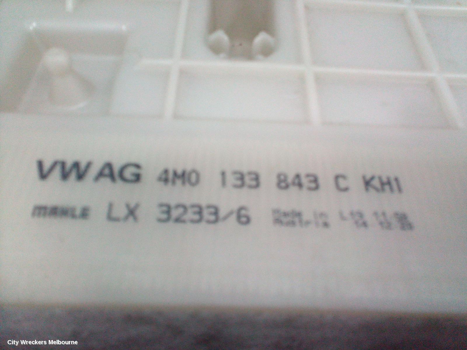 AUDI Q7 AIR CLEANER/BOX, AIR CLEANER, 4M, 3.0, DIESEL, 09/2015 ONWARDS