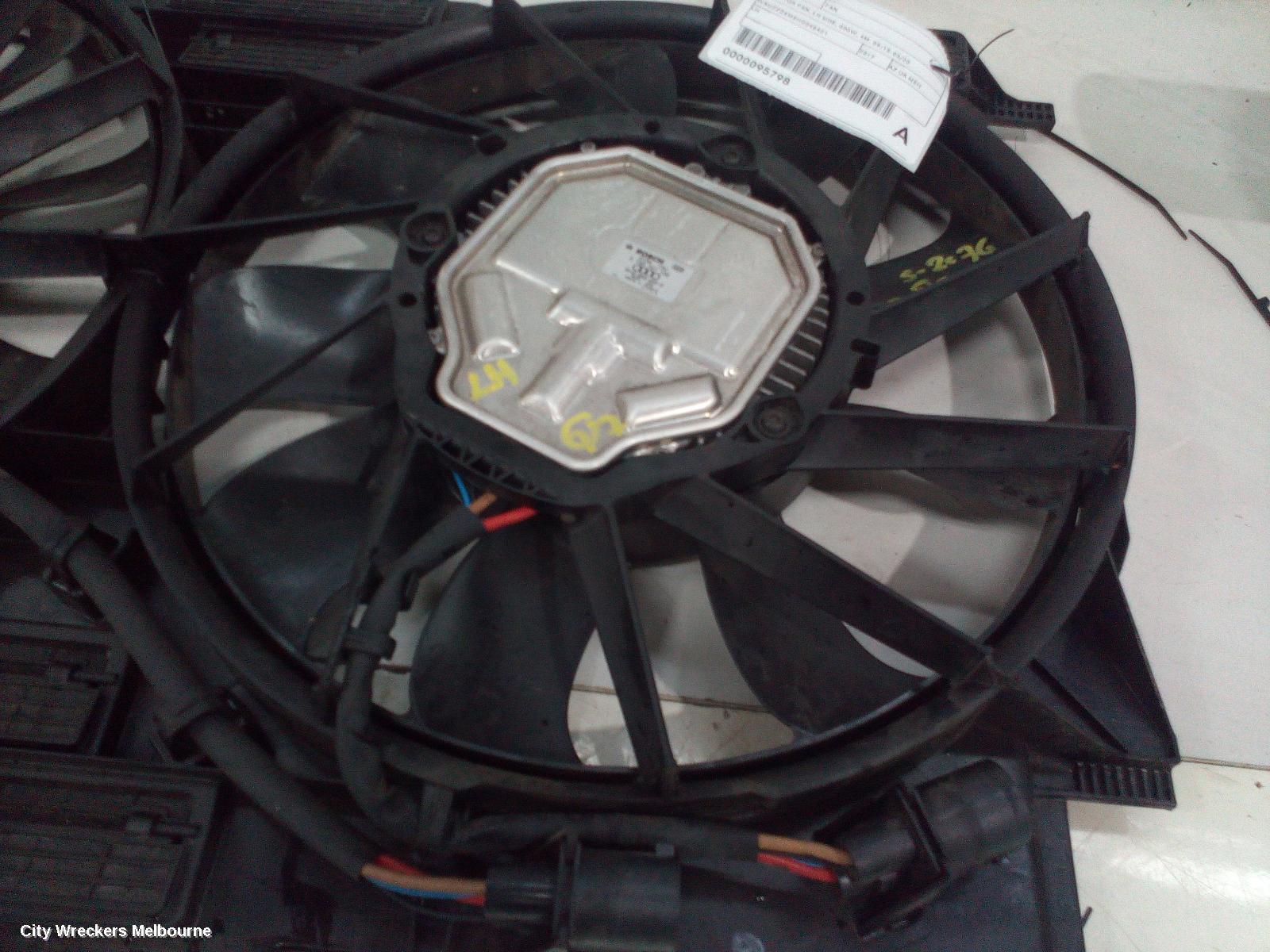AUDI Q7 FAN, 4M, DUAL FAN ASSY, 600W, 09/2015 ONWARDS