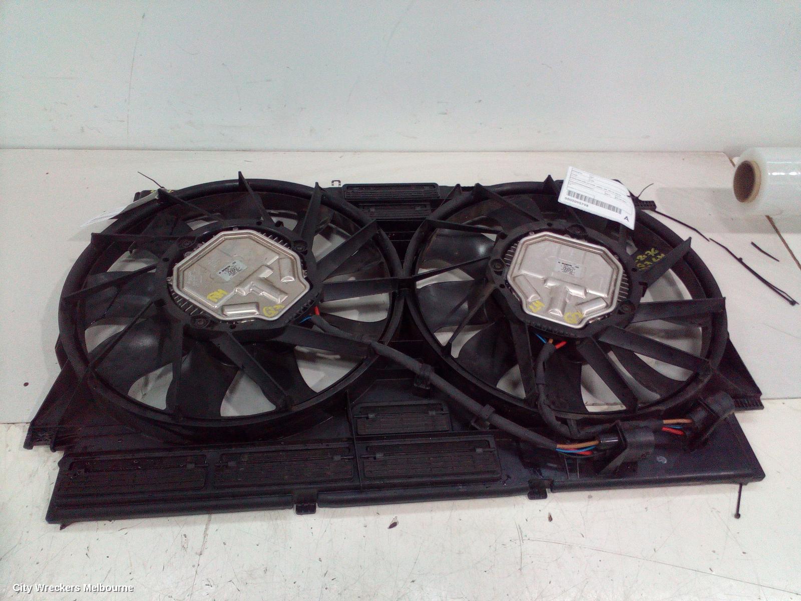 AUDI Q7 FAN, 4M, DUAL FAN ASSY, 600W, 09/2015 ONWARDS