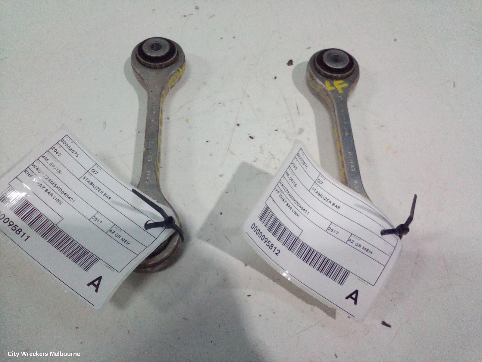 AUDI Q7 STABILISER BAR, 4M, 07/2015 ONWARDS