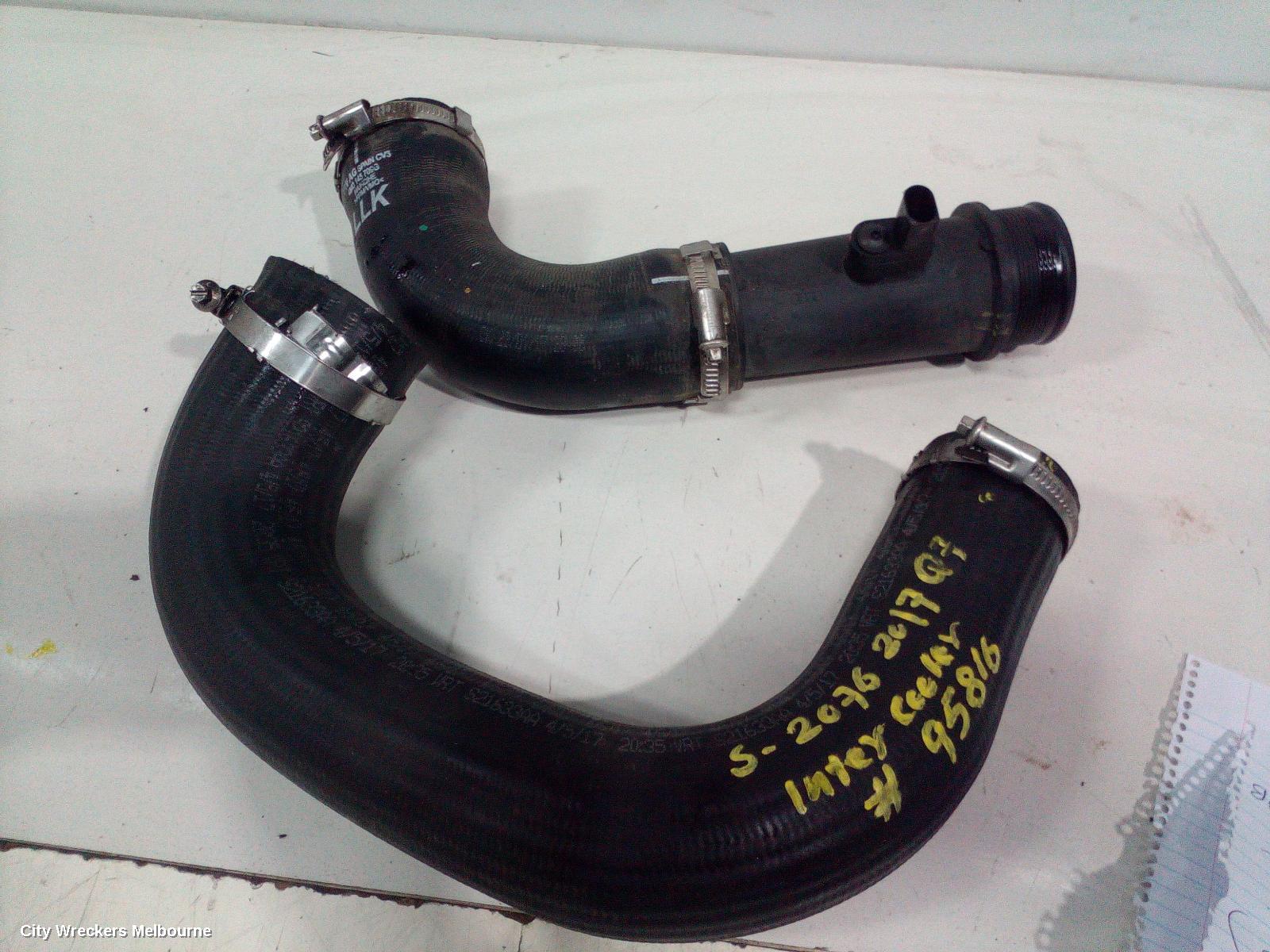 AUDI Q7, 4M, 07/2015 ONWARDS, INTERCOOLER HOSE BOTH: 95816