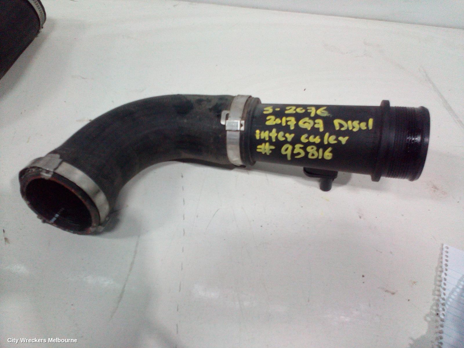 AUDI Q7, 4M, 07/2015 ONWARDS, INTERCOOLER HOSE BOTH: 95816