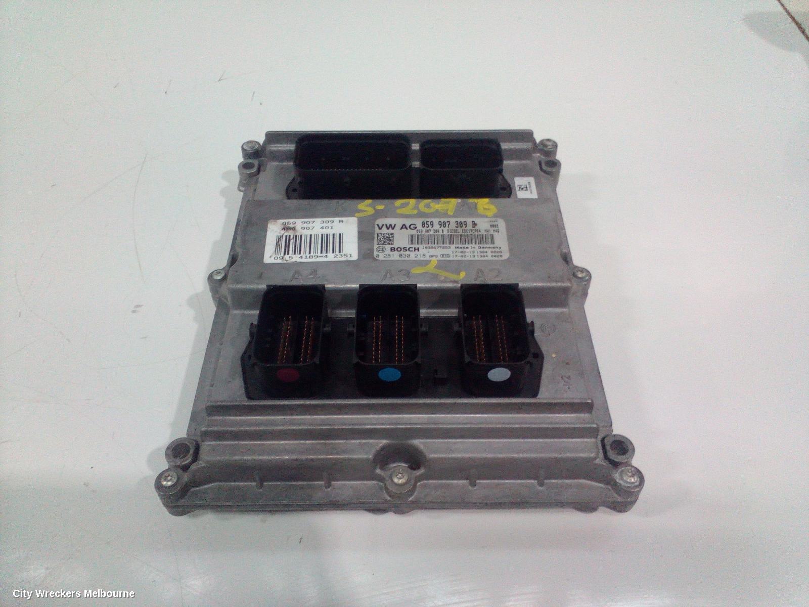AUDI Q7 ECU, ENGINE ECU, 3.0, DIESEL, ECU ONLY, CRTC CODE, 4M, 09/2015 - 03/2020