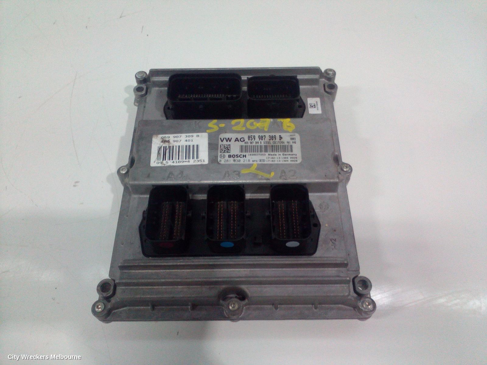 AUDI Q7 ECU, ENGINE ECU, 3.0, DIESEL, ECU ONLY, CRTC CODE, 4M, 09/2015 - 03/2020