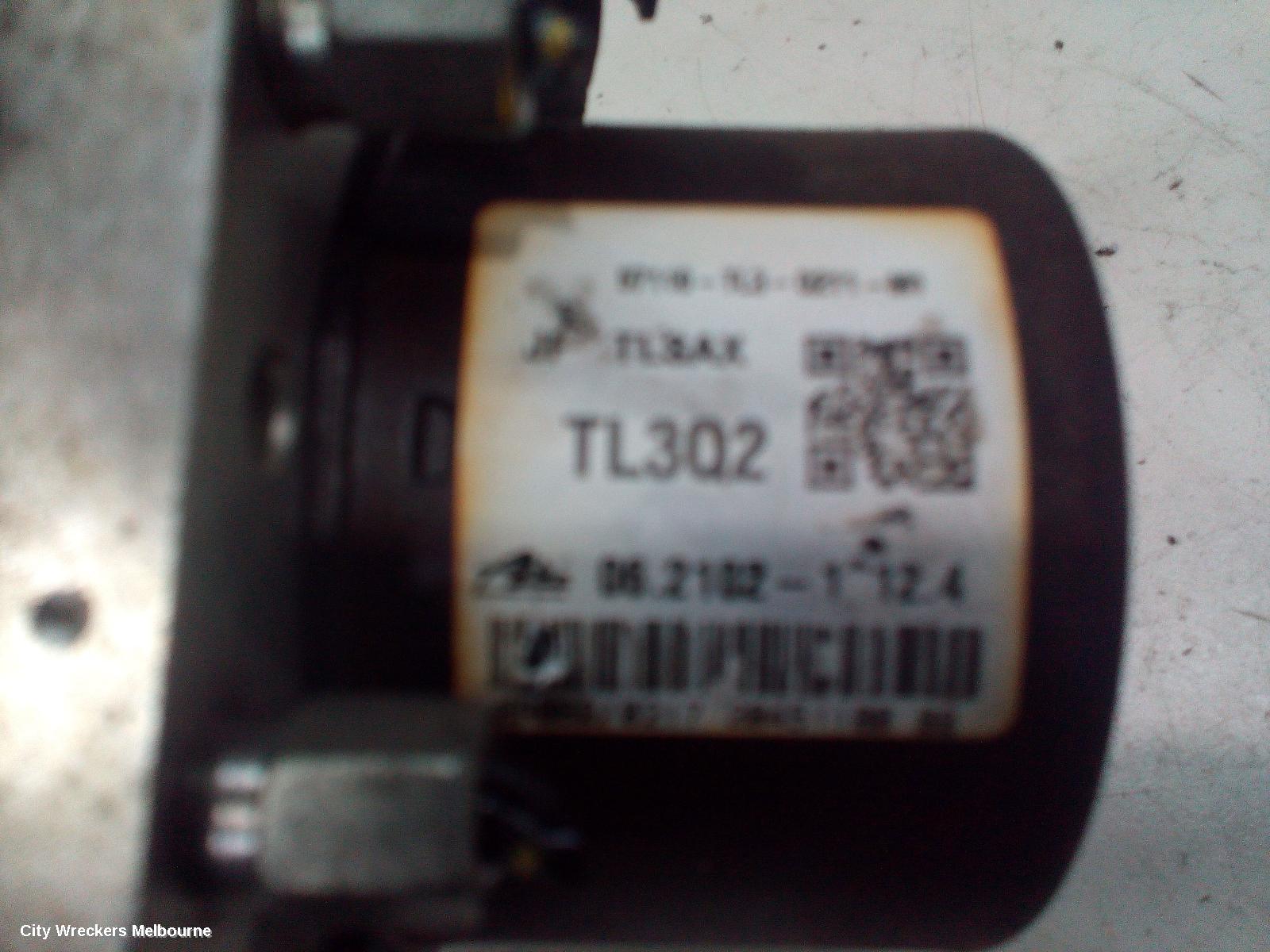 HONDA ACCORD ABS PUMP/MODULATOR, 8TH GEN, EURO (VIN JHMCU), P/N TL3Q2, 06/2008 - 12/2015
