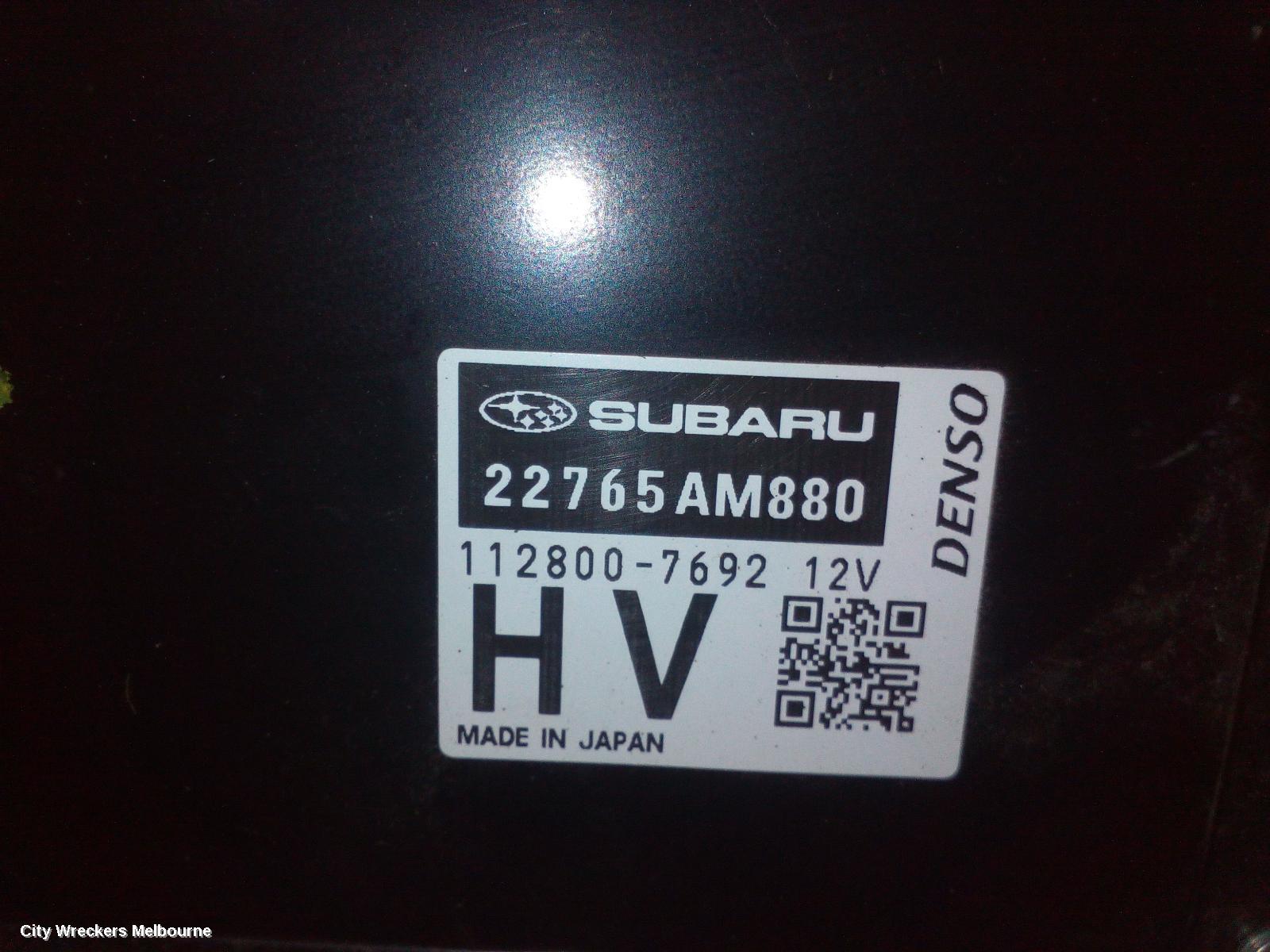 SUBARU XV ECU, ENGINE ECU, 2.0, FB20, PETROL, AUTO T/M, ECU ONLY, G5X, 05/2017 ONWARDS