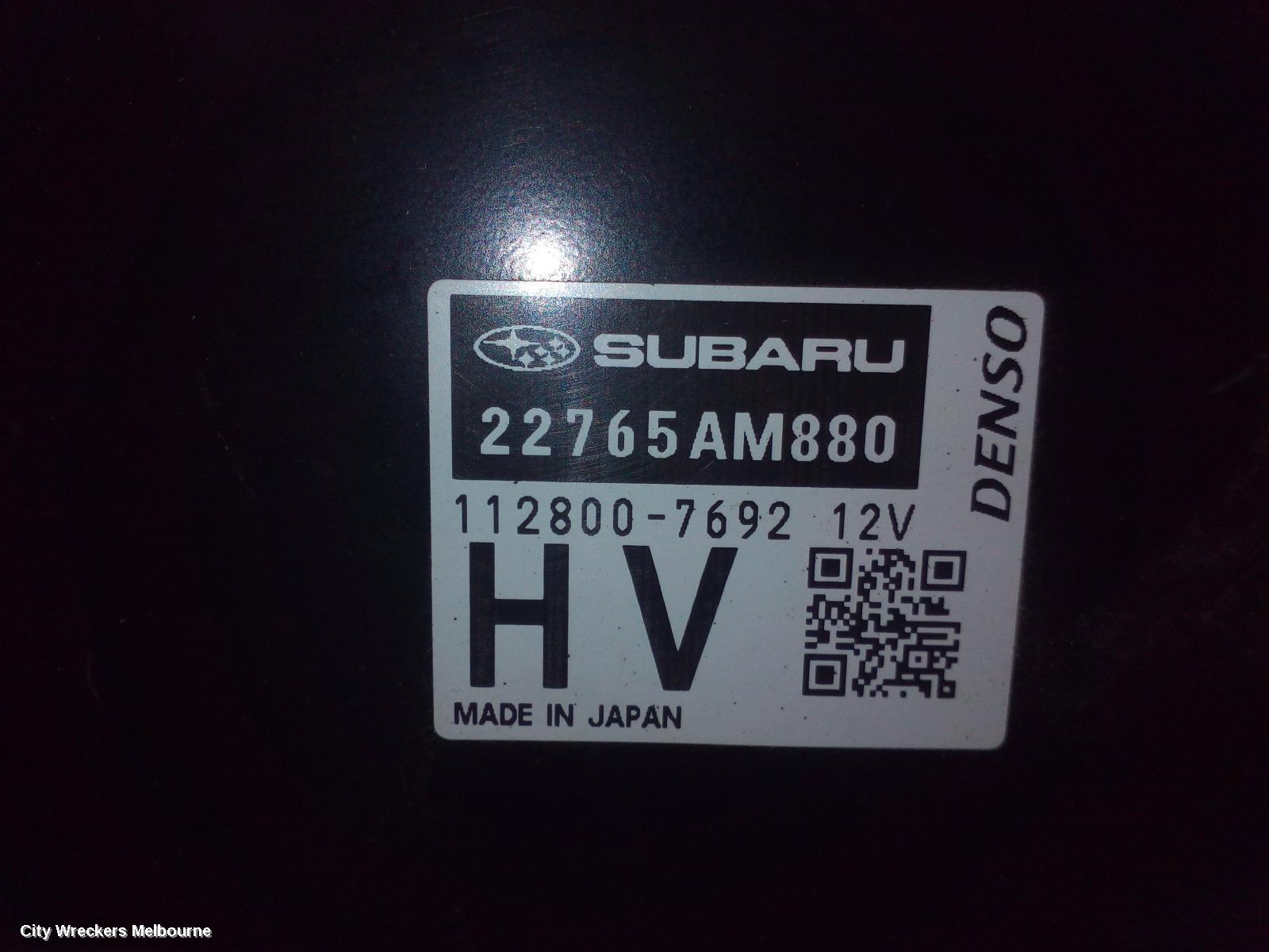 SUBARU XV ECU, ENGINE ECU, 2.0, FB20, PETROL, AUTO T/M, ECU ONLY, G5X, 05/2017 ONWARDS