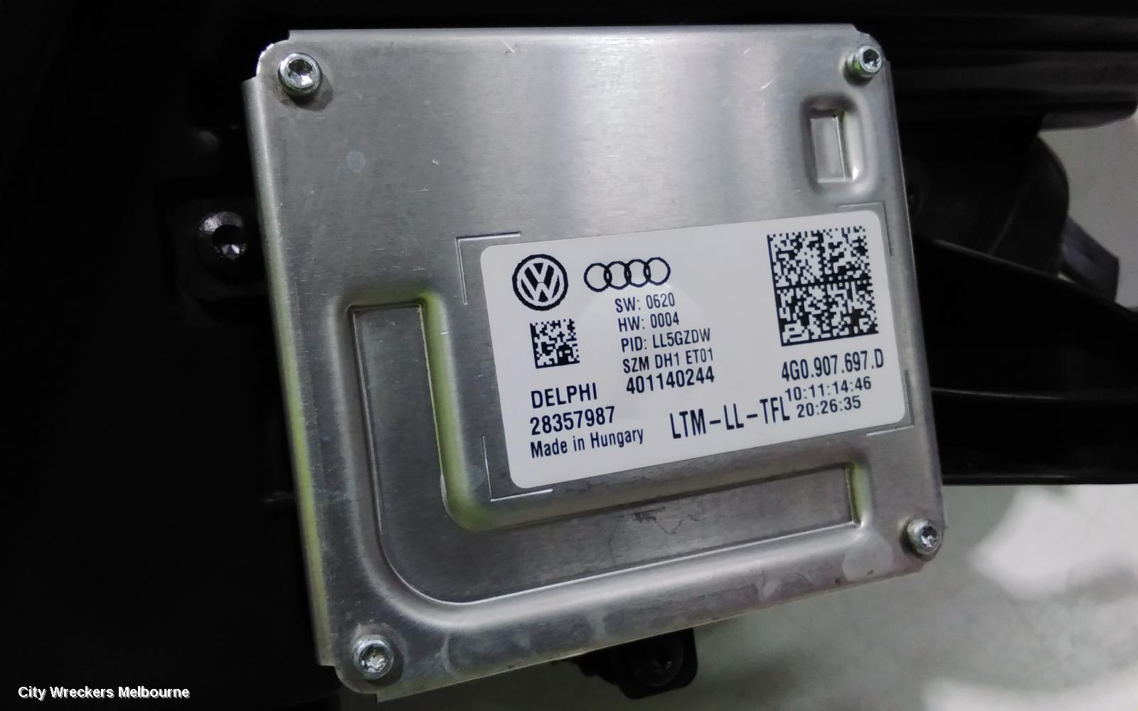 AUDI A4 LEFT HEADLAMP, B8 8K, XENON-ADAPTIVE TYPE, 02/2008 - 06/2012
