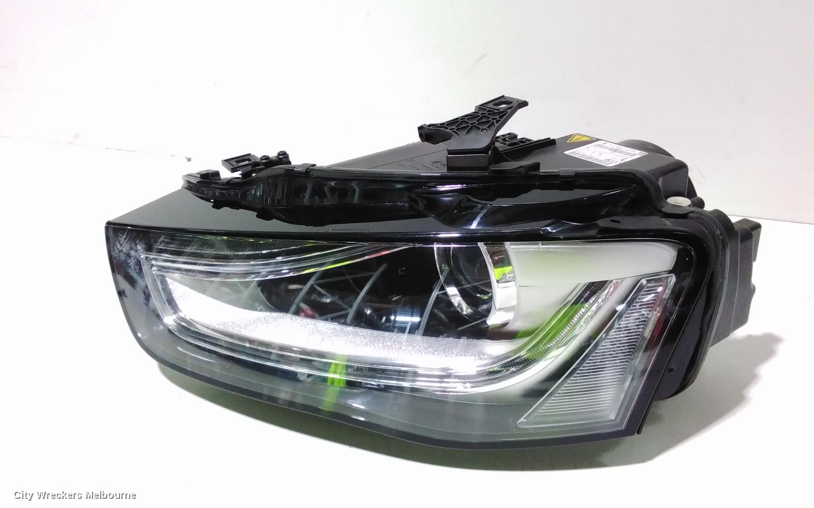 AUDI A4 LEFT HEADLAMP, B8 8K, XENON-ADAPTIVE TYPE, 02/2008 - 06/2012