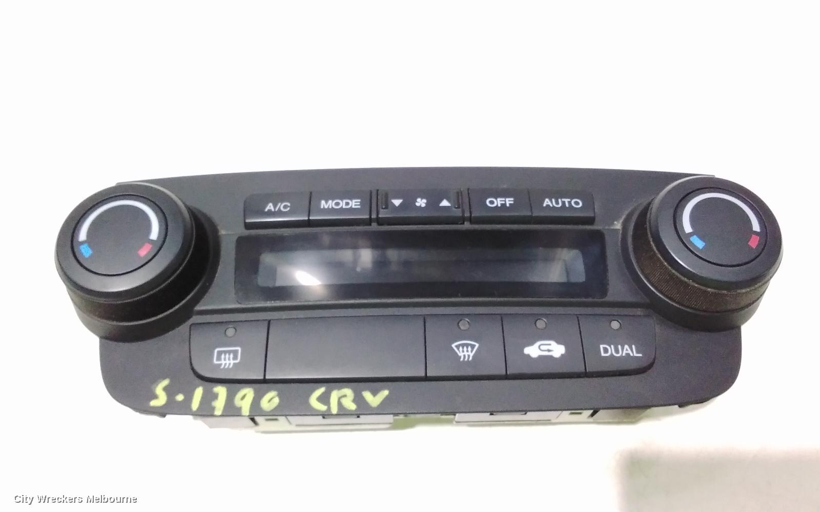HONDA CRV HEATER/AC CONTROLS, RE, CLIMATE CONTROL TYPE, 03/2007 - 10/2012