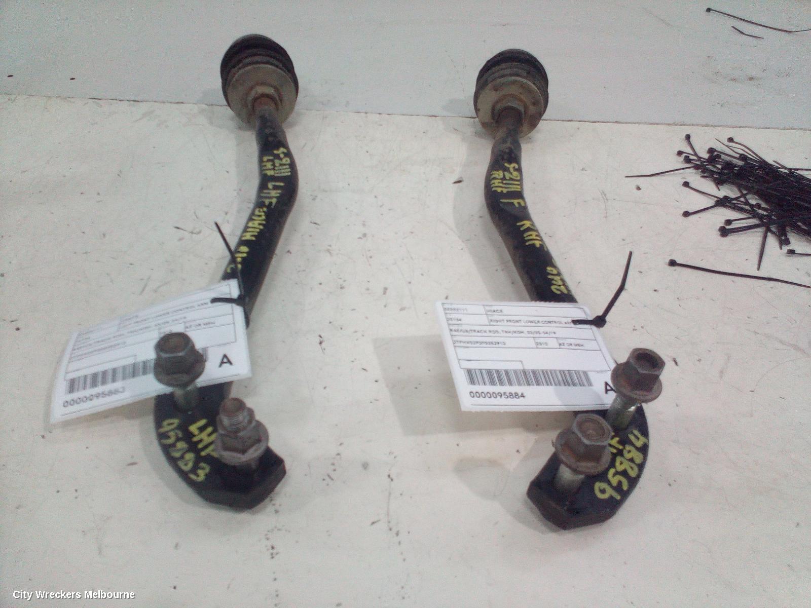 TOYOTA HIACE LEFT FRONT LOWER CONTROL ARM, RADIUS/TRACK ROD, TRH/KDH, 03/2005 - 04/2019
