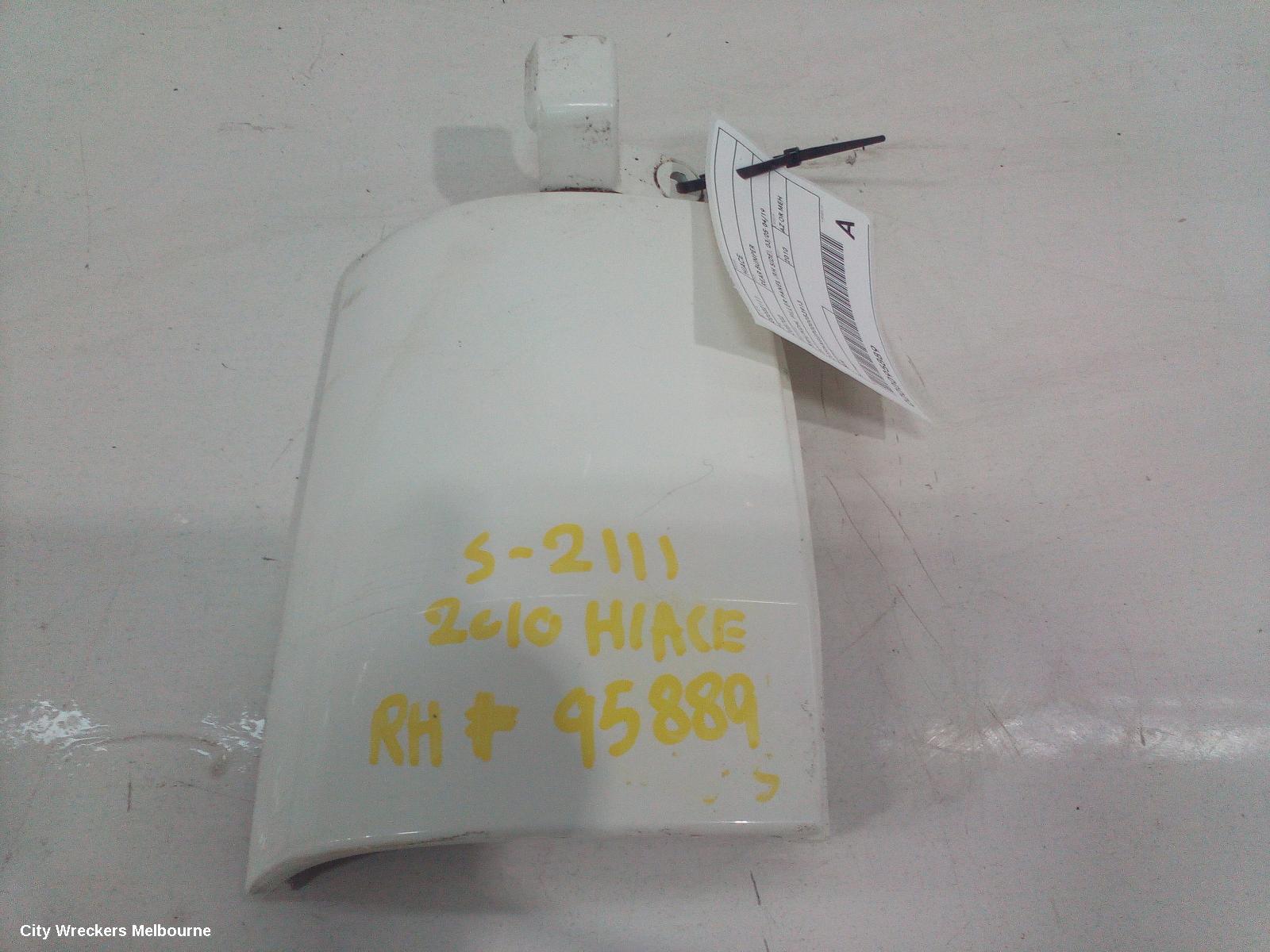 TOYOTA HIACE REAR BUMPER, TRH/KDH, FILLER PANEL (RH SIDE), 03/2005 - 04/2019