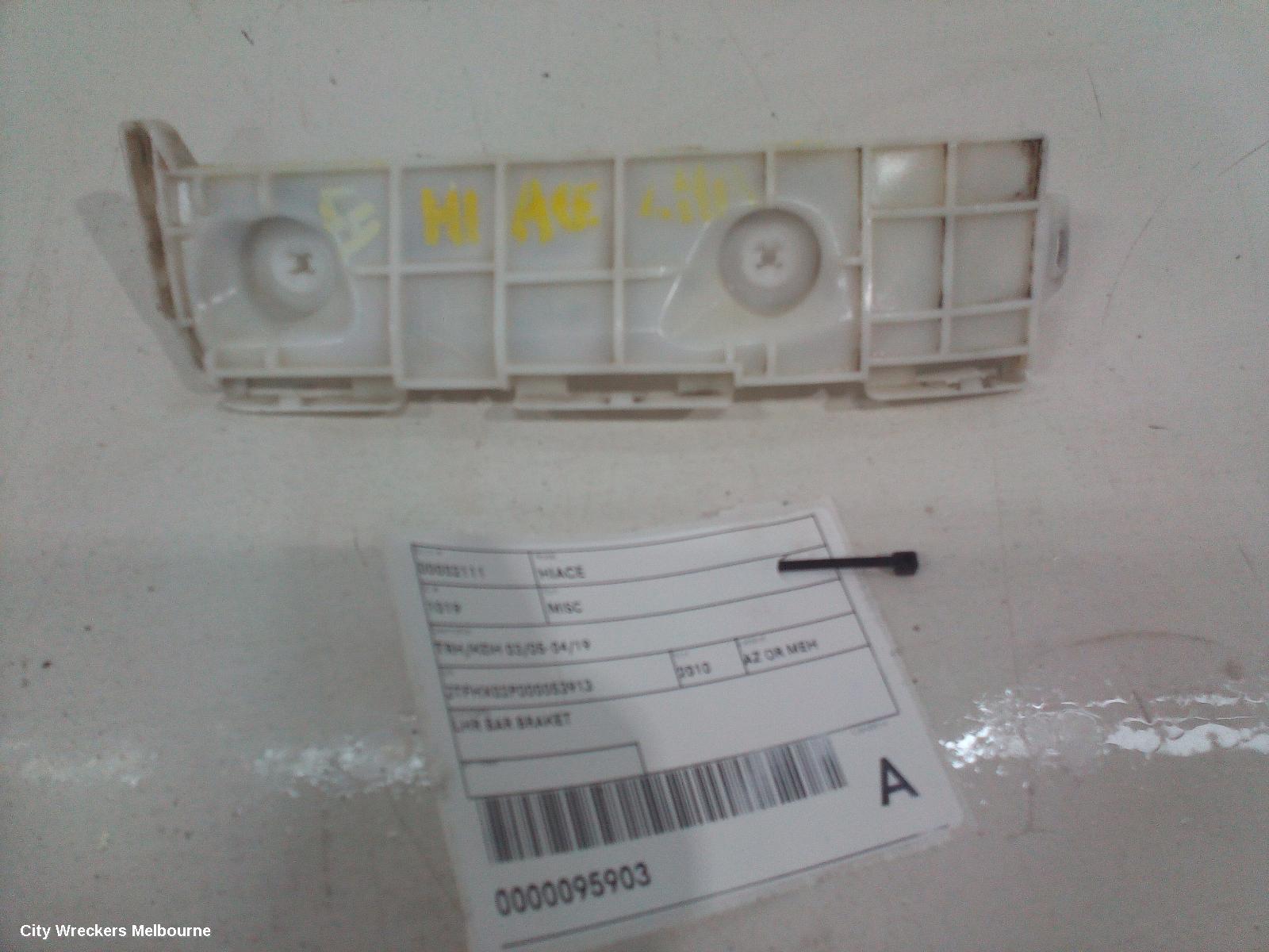 TOYOTA HIACE, TRH/KDH 03/2005 - 04/2019, LHR BAR BRAKET: 95903