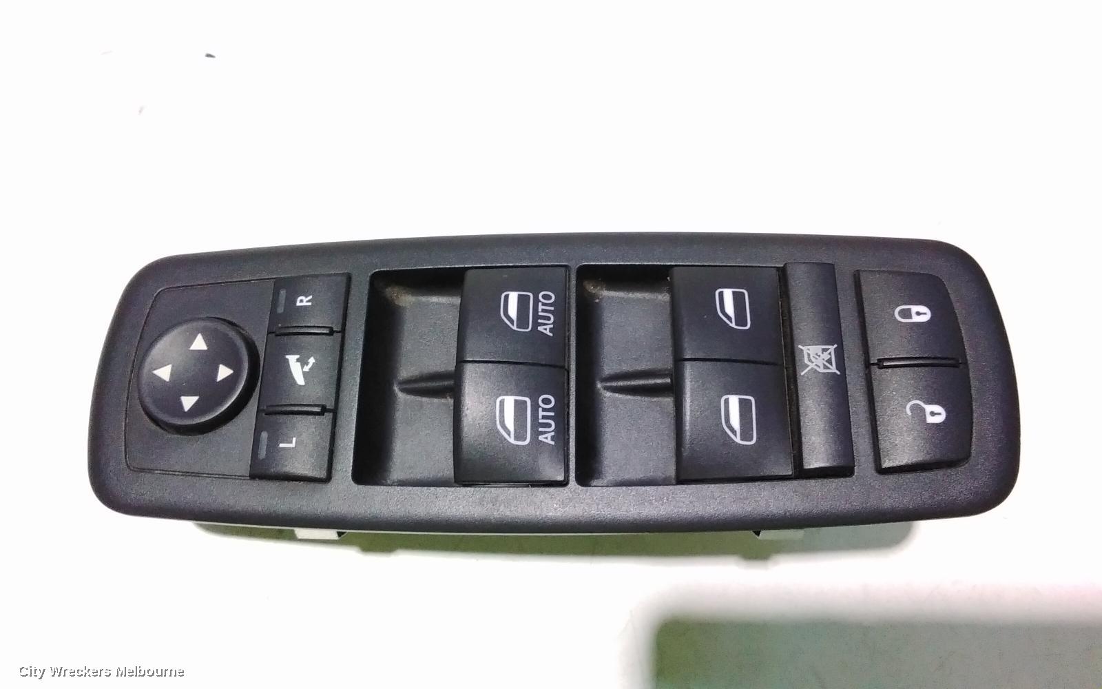 JEEP CHEROKEE PWR DR WIND SWITCH, RH FRONT (MASTER SWITCH), 1 SWITCH AT BOTTOM, KL, 02/2014 ONWARDS