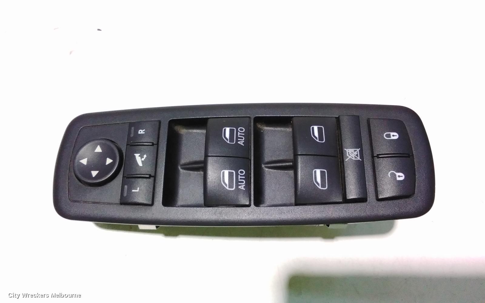 JEEP CHEROKEE PWR DR WIND SWITCH, RH FRONT (MASTER SWITCH), 1 SWITCH AT BOTTOM, KL, 02/2014 ONWARDS
