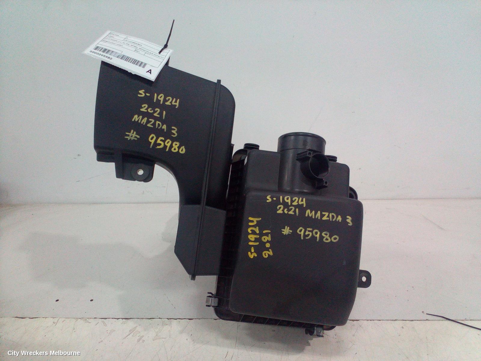 MAZDA 3 AIR CLEANER/BOX, AIR CLEANER, 2.0, PE-VPS, PETROL, SKYACTIV G/E-SKYACTIV G, BP, 03/2019 ONWARDS
