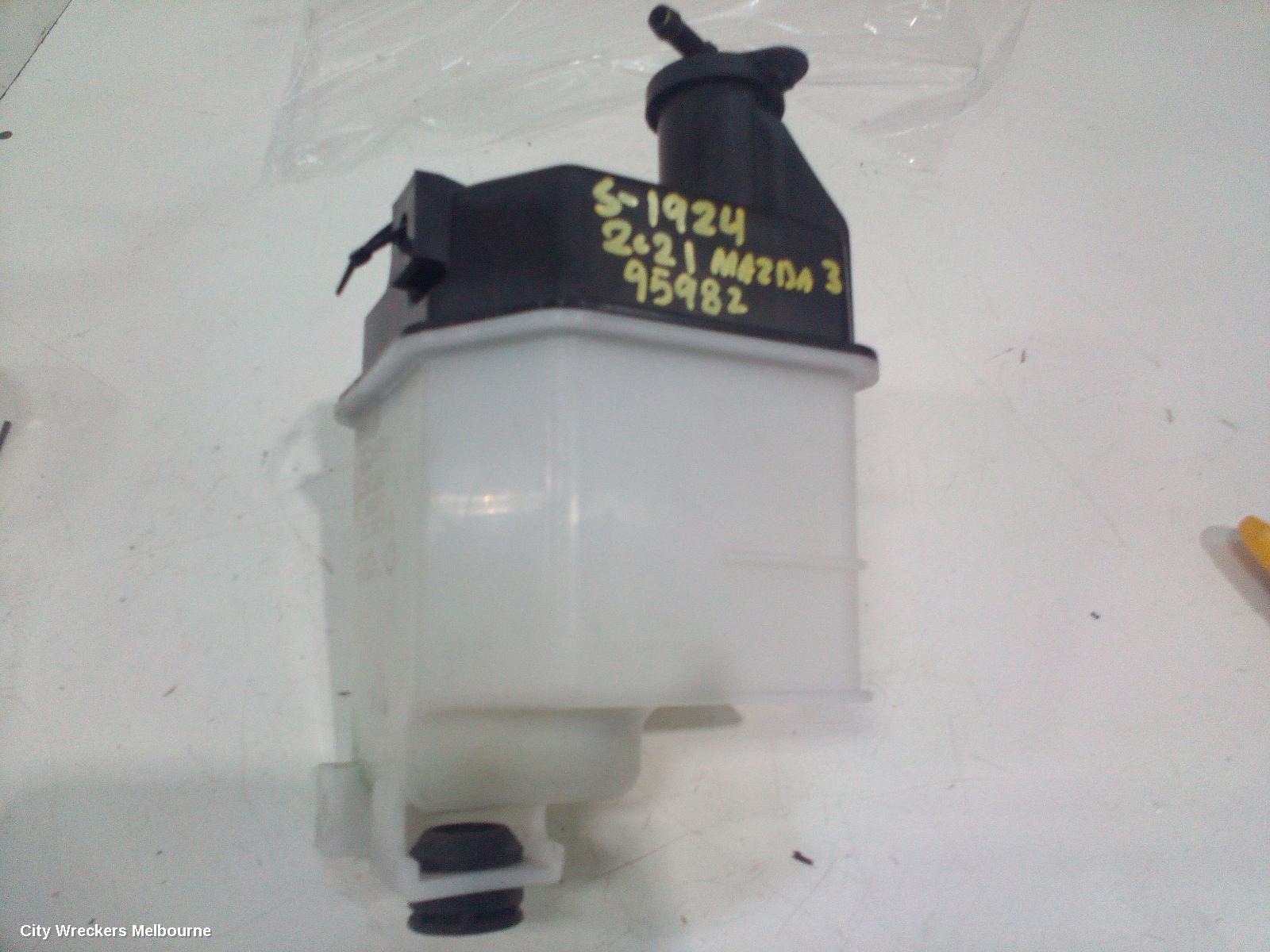 MAZDA 3 OVERFLOW BOTTLE, BP, 03/2019 ONWARDS