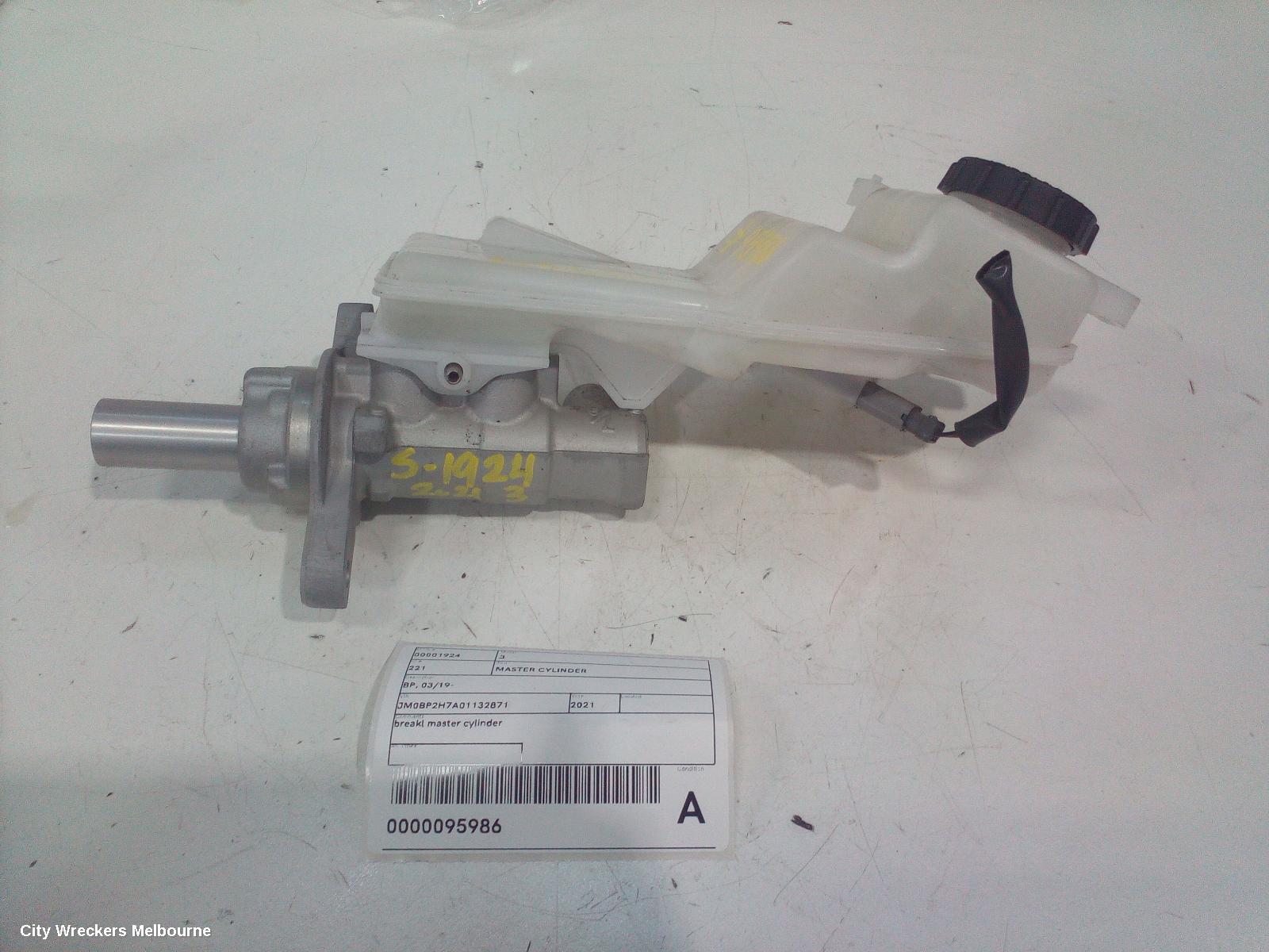 MAZDA 3 MASTER CYLINDER, BP, 03/2019 ONWARDS