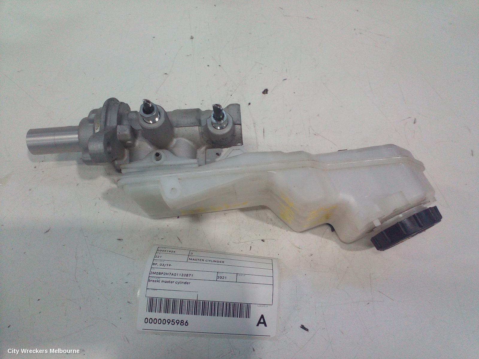 MAZDA 3 MASTER CYLINDER, BP, 03/2019 ONWARDS