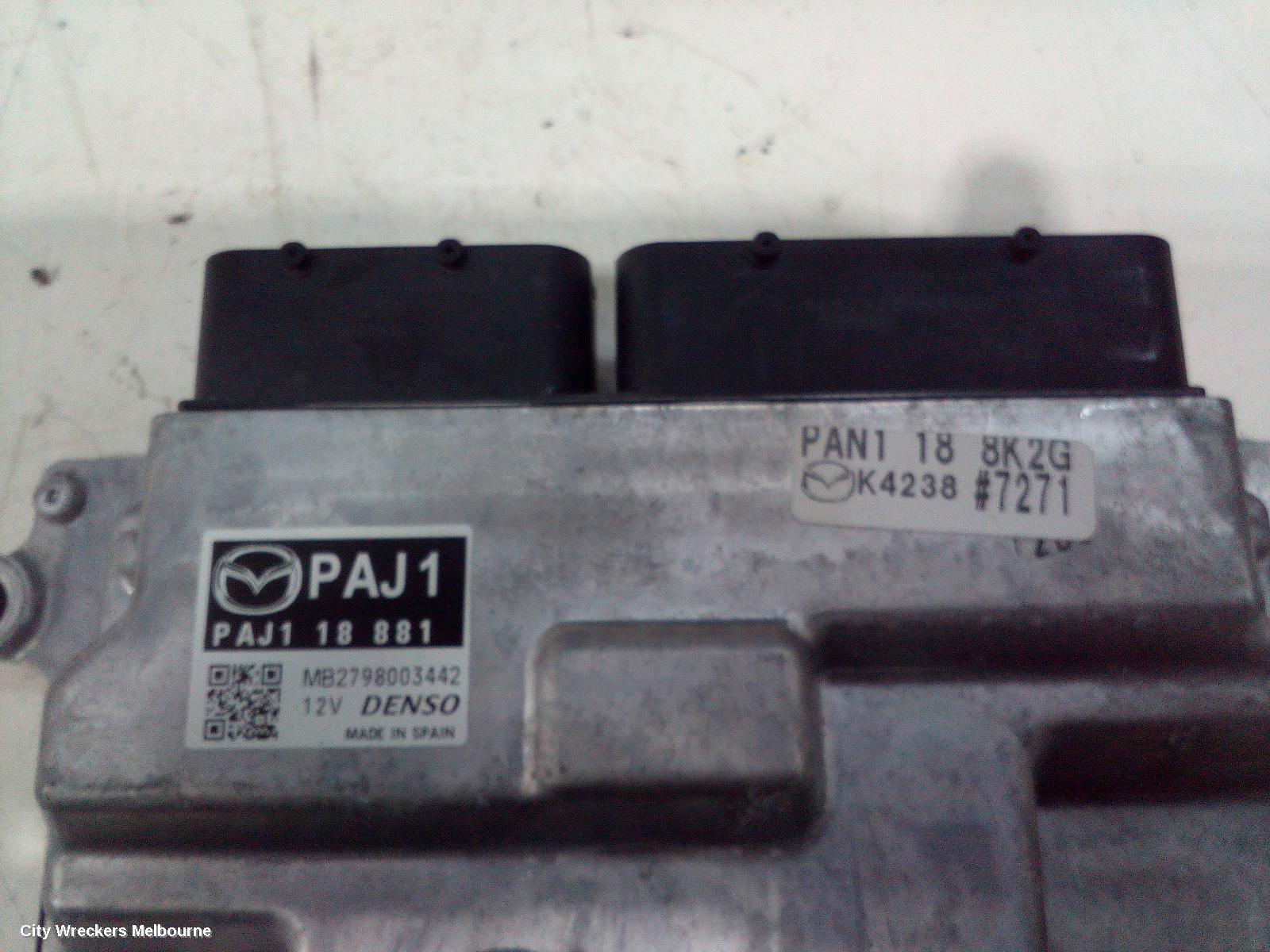MAZDA 3 ECU, ENGINE ECU, 2.0, PETROL, ECU ONLY, DENSO PAJ1 TYPE, BP, 03/2019 ONWARDS