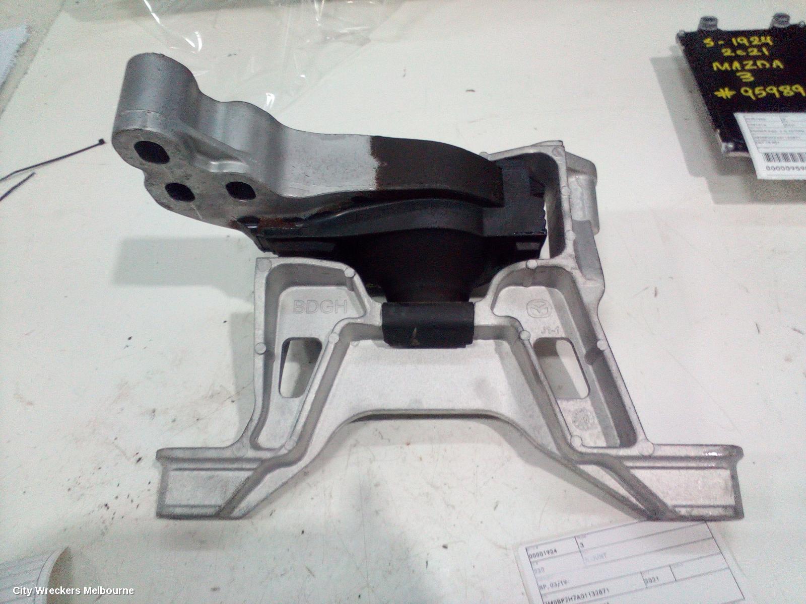 MAZDA 3 MOUNT, BP, 03/2019 ONWARDS