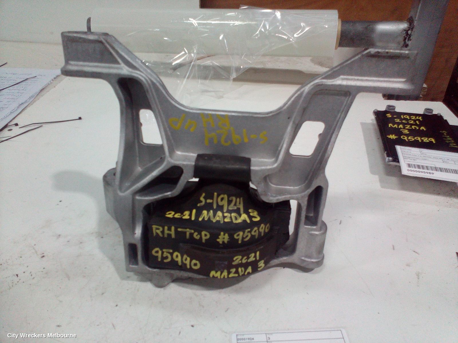 MAZDA 3 MOUNT, BP, 03/2019 ONWARDS