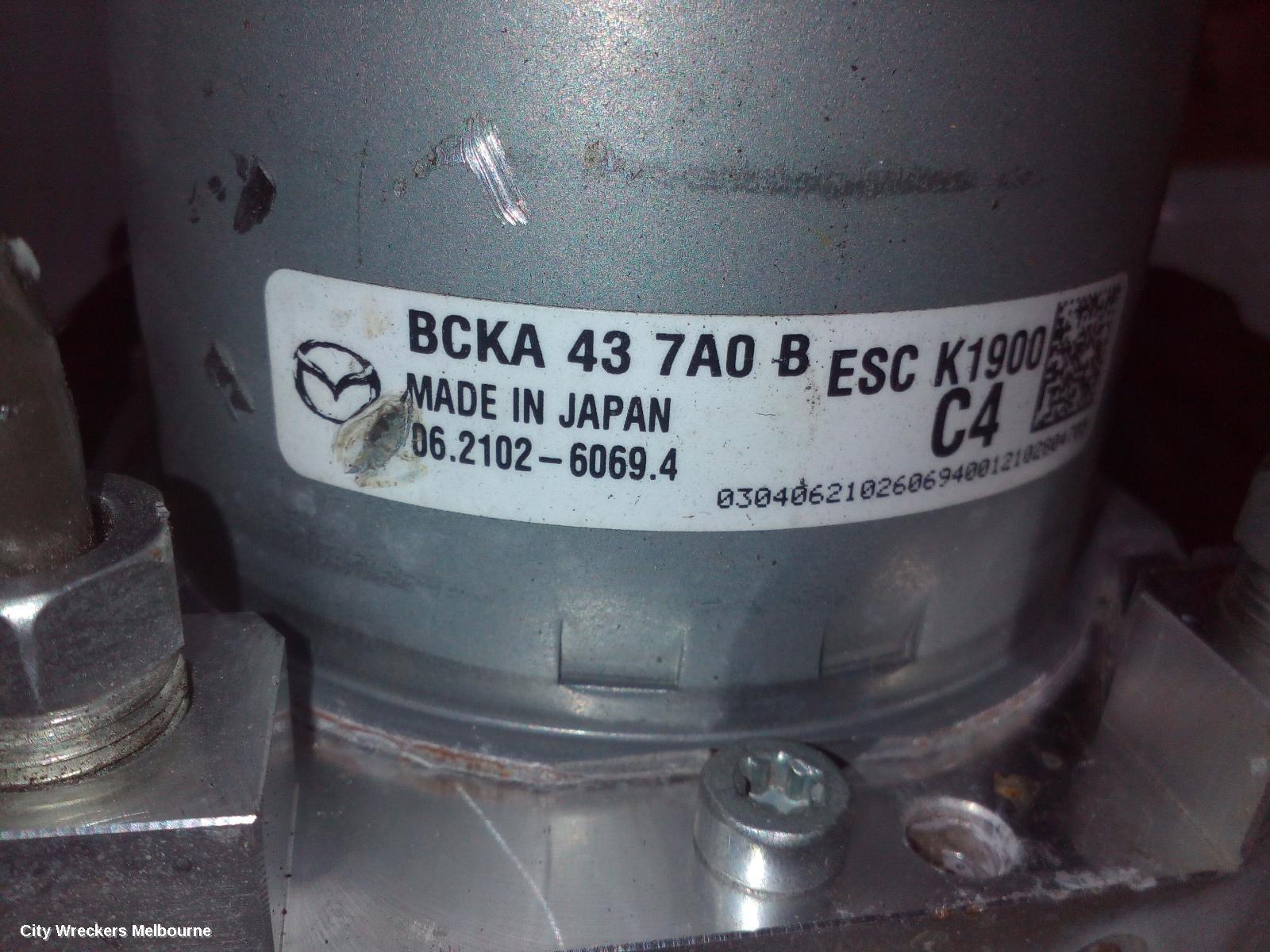 MAZDA 3 ABS PUMP/MODULATOR, BP, 03/2019 ONWARDS