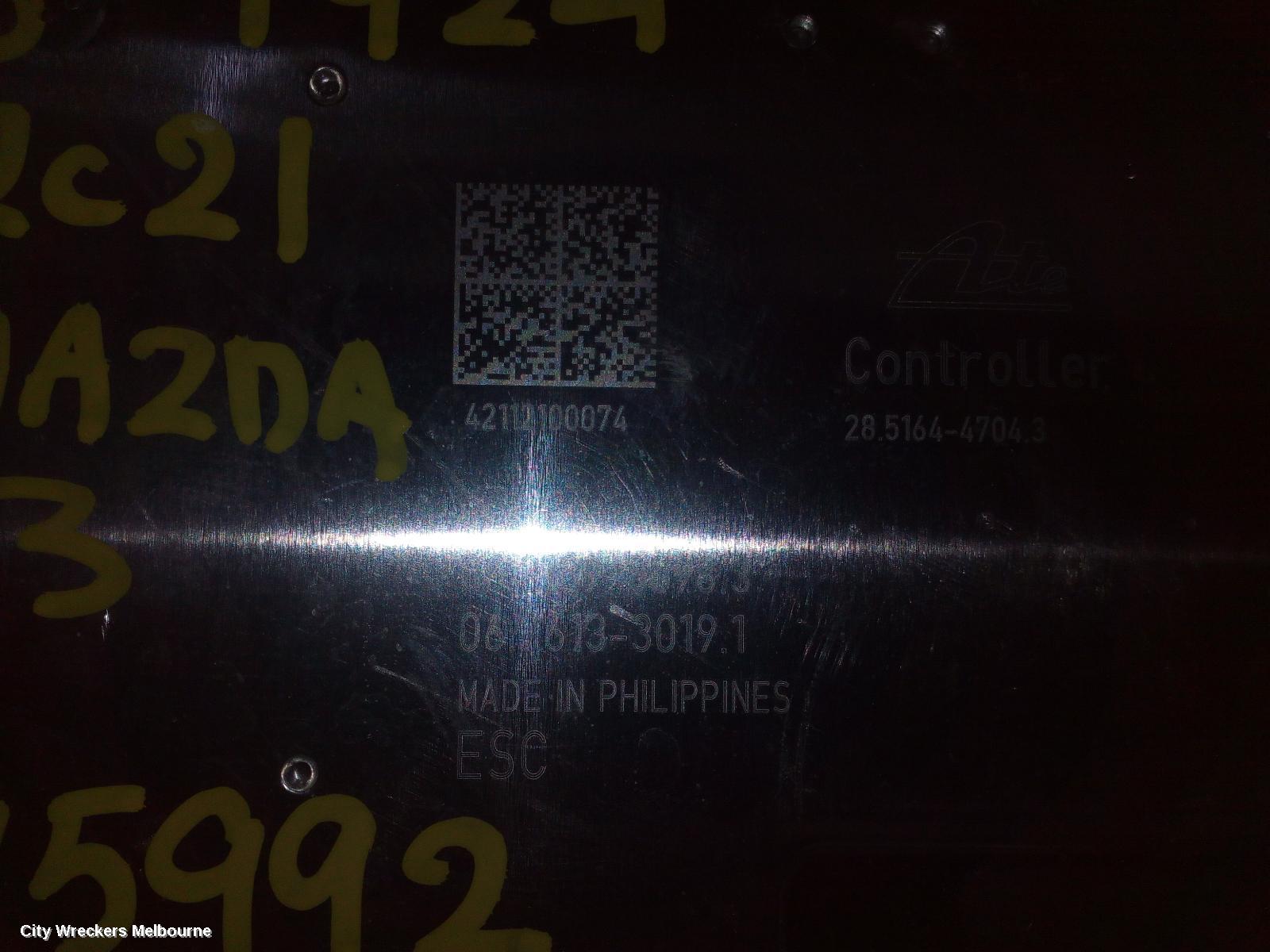 MAZDA 3 ABS PUMP/MODULATOR, BP, 03/2019 ONWARDS