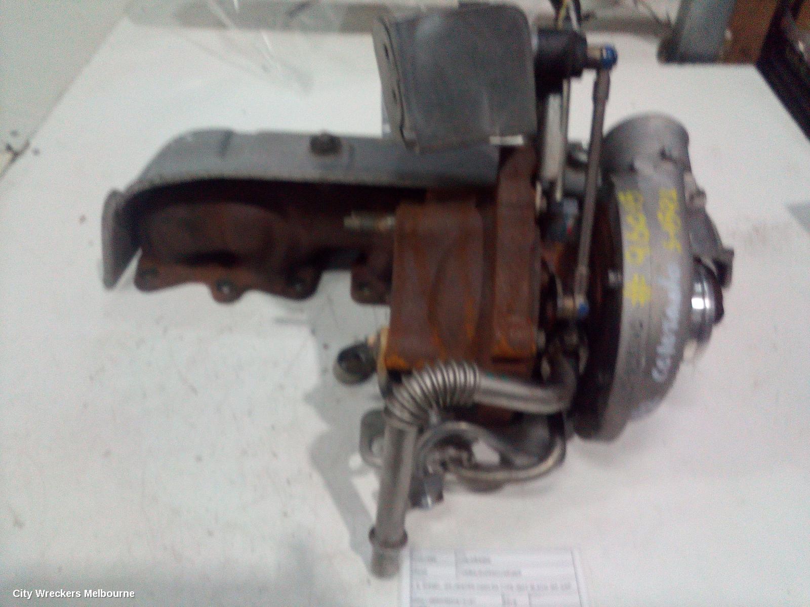 HOLDEN COLORADO TURBO SUPERCHARGER, RG, 2.8, DIESEL, LWN (BLACK CAP MOTOR), 10/2013 - 12/2020