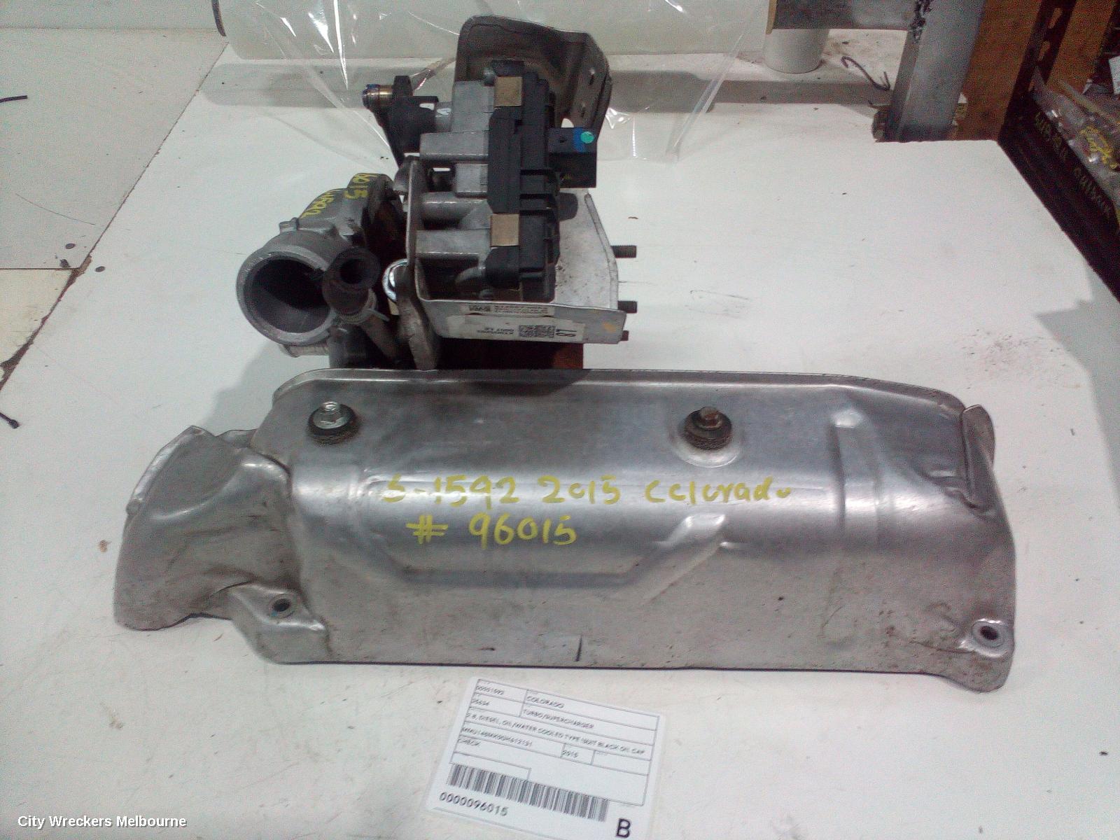 HOLDEN COLORADO TURBO SUPERCHARGER, RG, 2.8, DIESEL, LWN (BLACK CAP MOTOR), 10/2013 - 12/2020