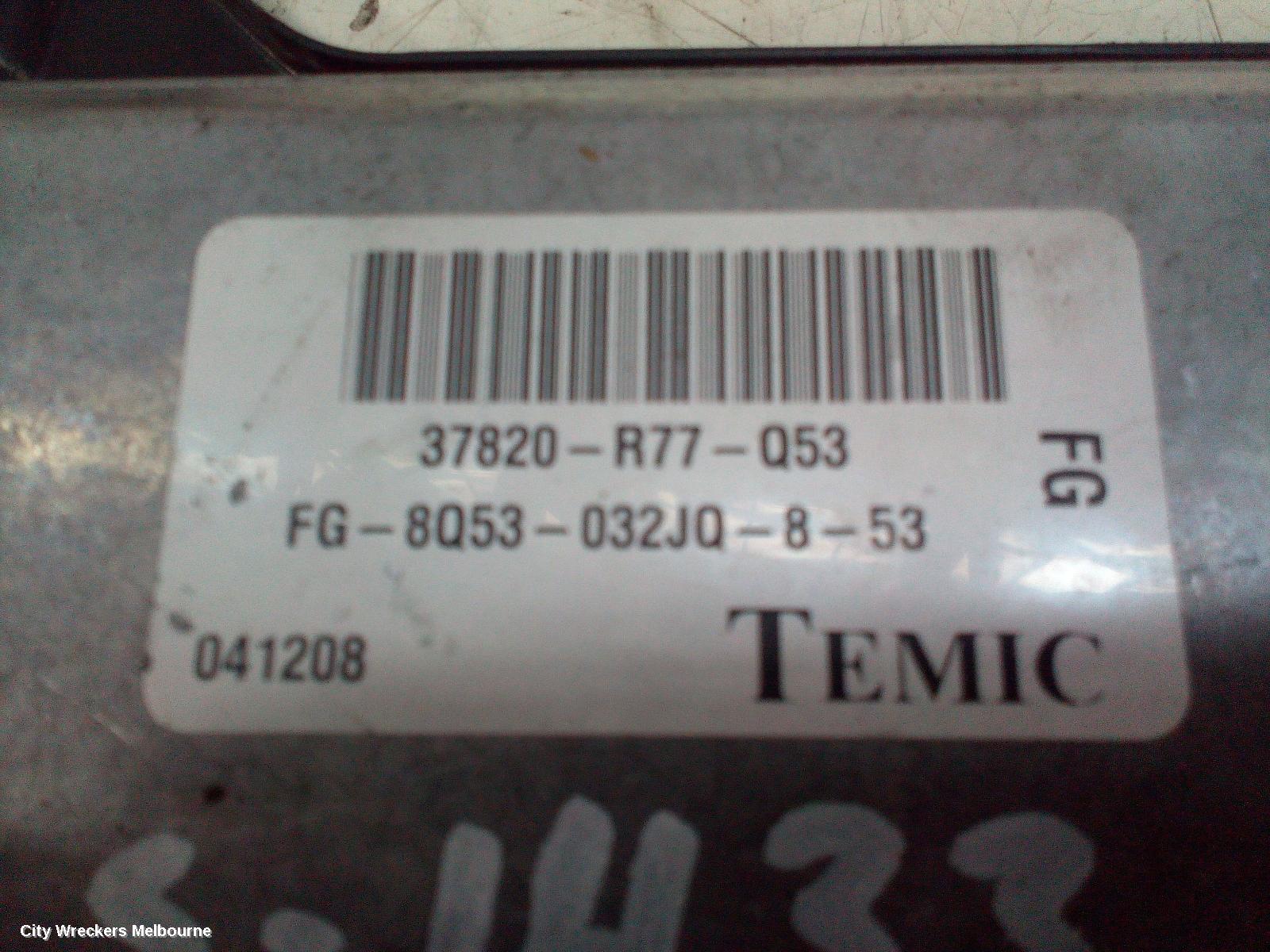 HONDA ACCORD ECU, ENGINE ECU, 3.5 ENG, ECU ONLY, 8TH GEN (VIN MRHCP), 02/2008 - 06/2011