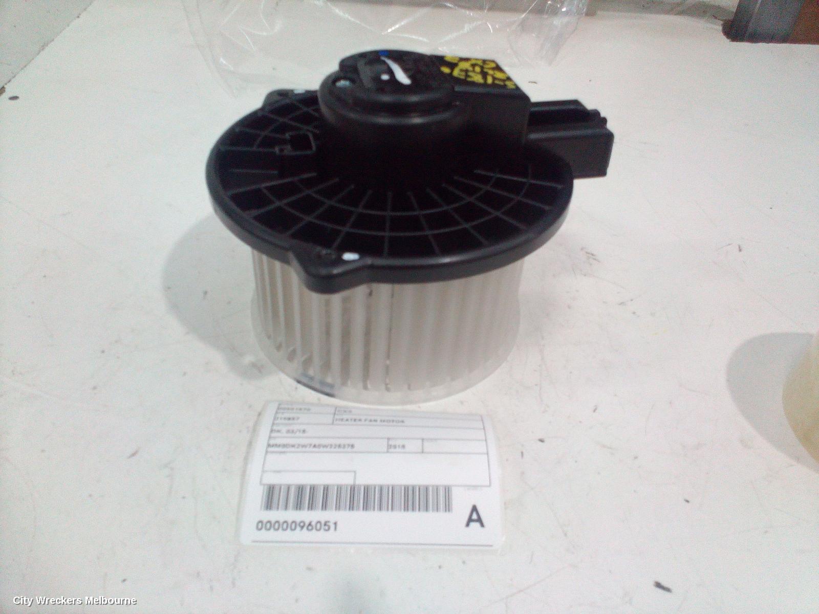 MAZDA CX3 HEATER FAN MOTOR, DK, 03/2015 ONWARDS