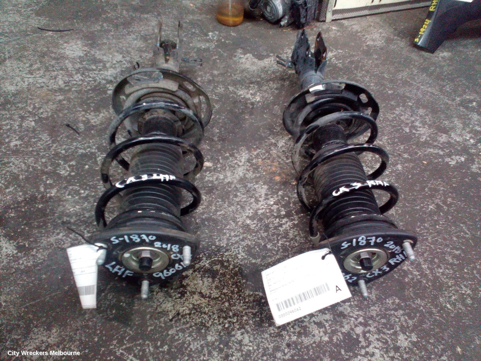 MAZDA CX3 LEFT FRONT STRUT, DK, 2WD, 02/2017 ONWARDS