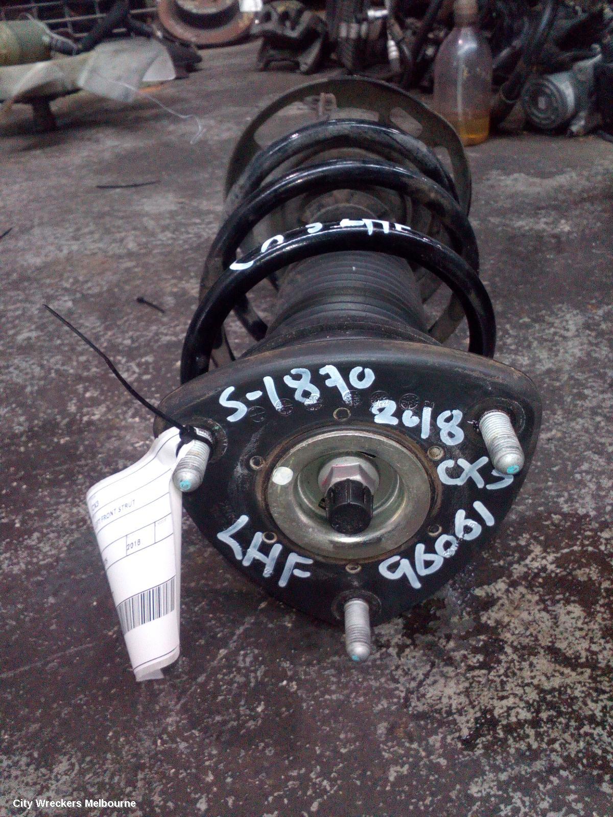 MAZDA CX3 LEFT FRONT STRUT, DK, 2WD, 02/2017 ONWARDS