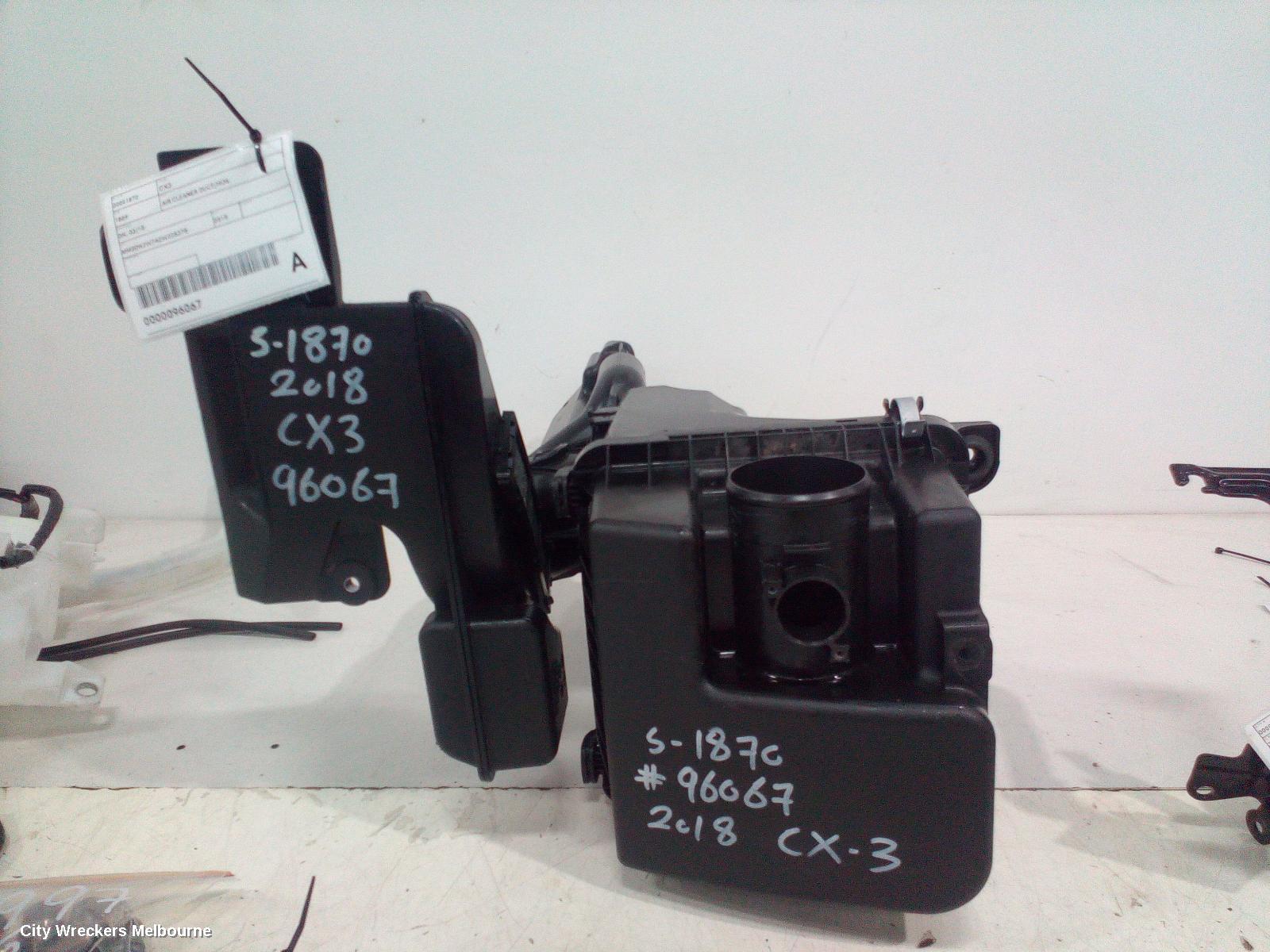 MAZDA CX3 AIR CLEANER DUCT/HOS, DK, 03/2015 ONWARDS